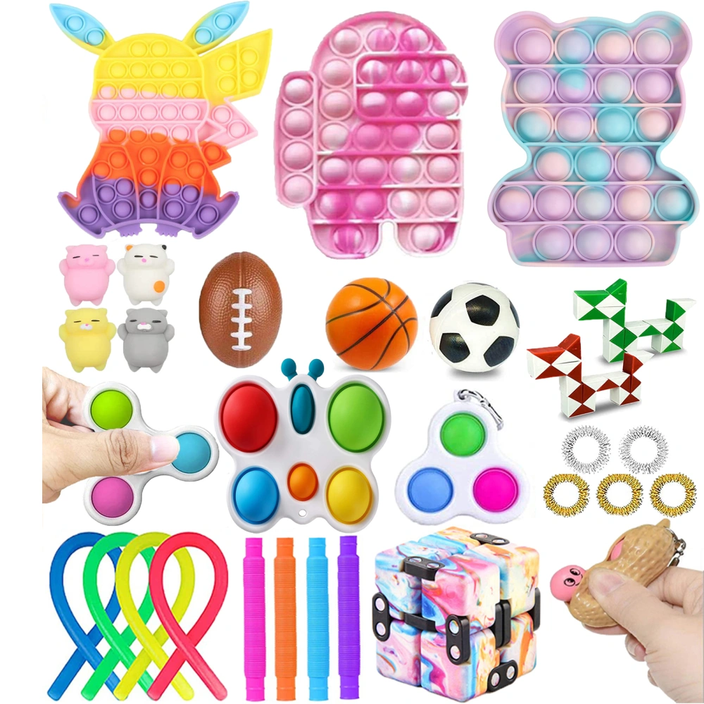 Sensory Fidget Toys Set, 30 Pcs Stress Relief Toys Assortment