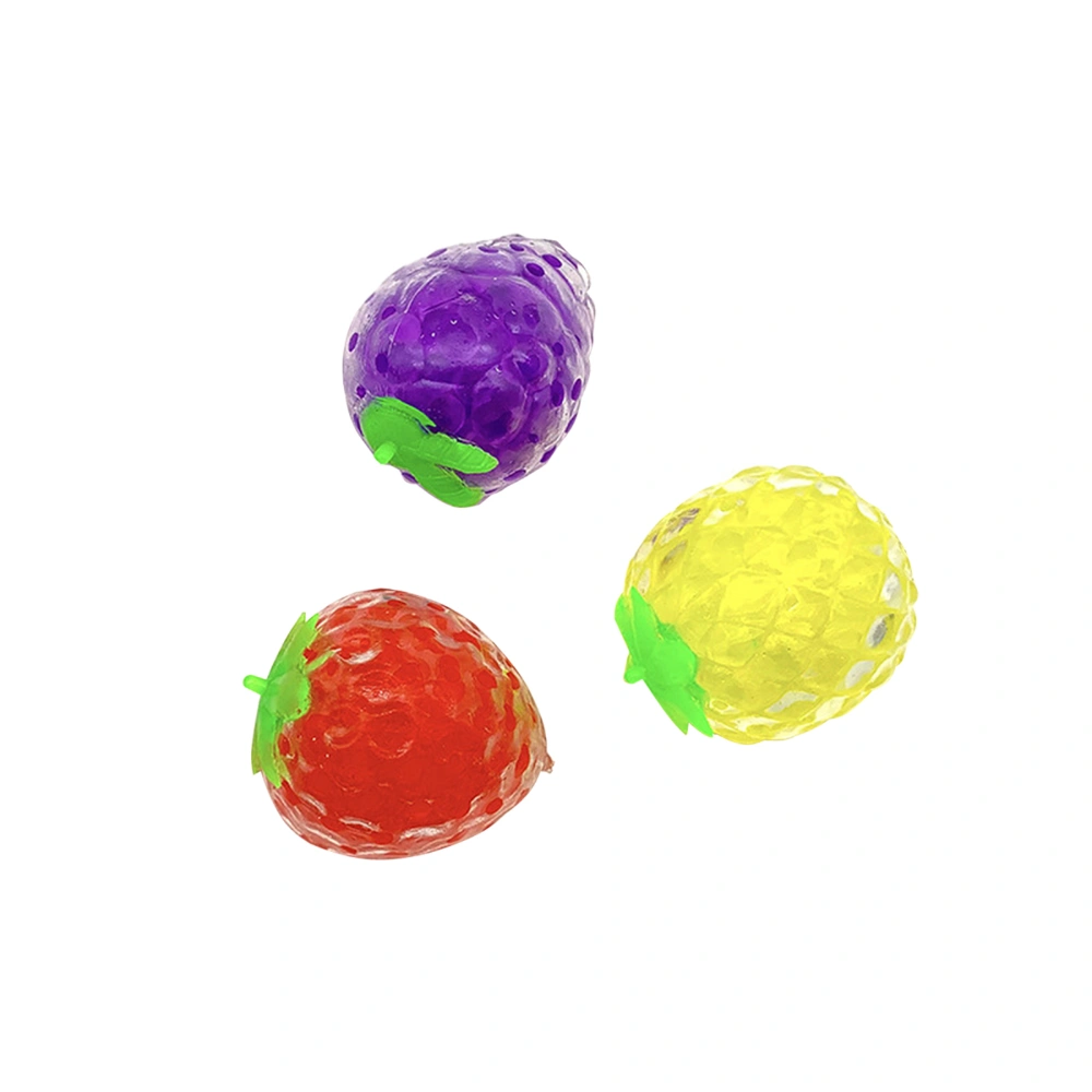 Squeeze Fruits Ball, Pressing Multicolor Strawberry Decompression Toy