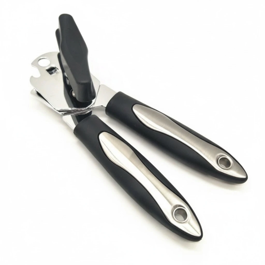 Stainless Steel Manual Can Opener Handheld Heavy Duty Lid Opener
