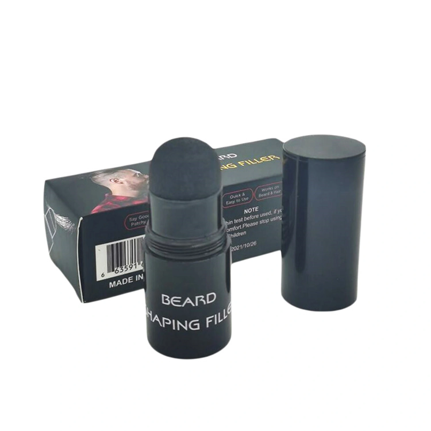 Men's Beard Tool Waterproof Sweat-proof Four-pronged Tip Filling Rod