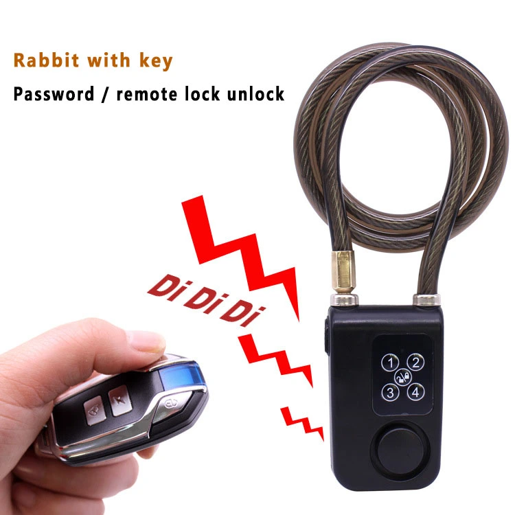 Bicycle Wireless Lock Remote Control Anti-Theft Electric Chain Lock