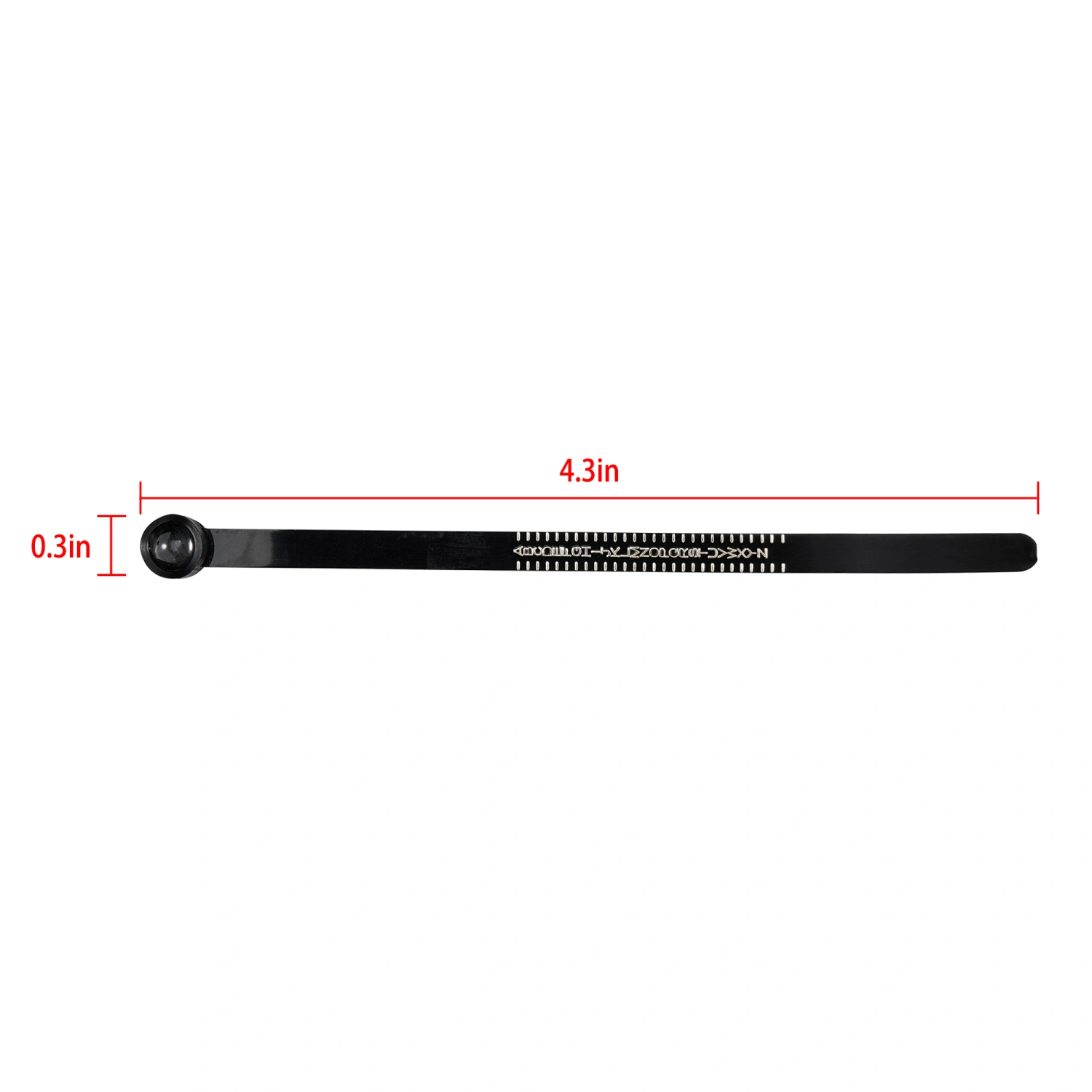 Ring Sizer, US/UK Accurate Finger Size Measuring Tape with Magnifier