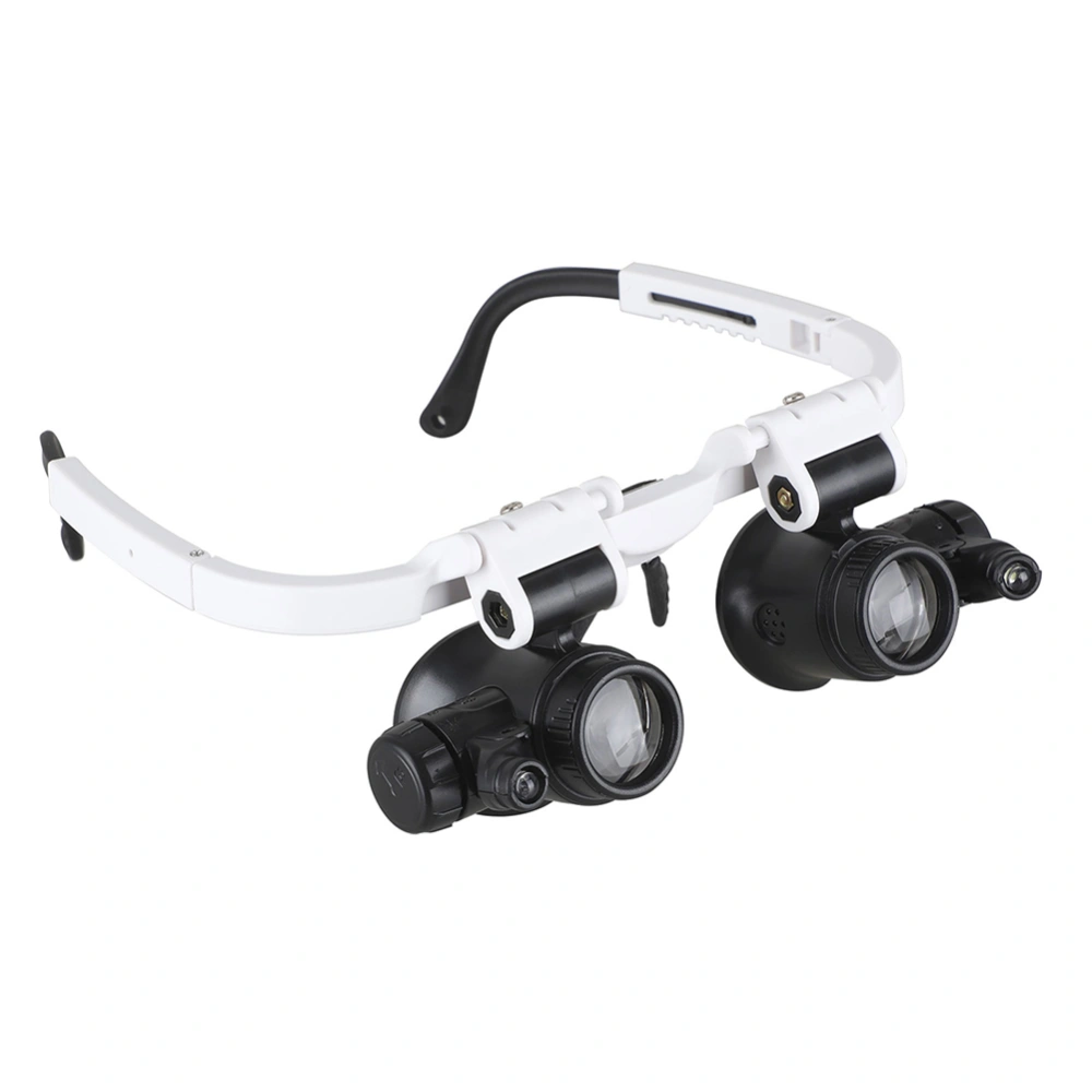 Hands-Free Head Mount Reading Magnifying Glasses Magnifier Glass