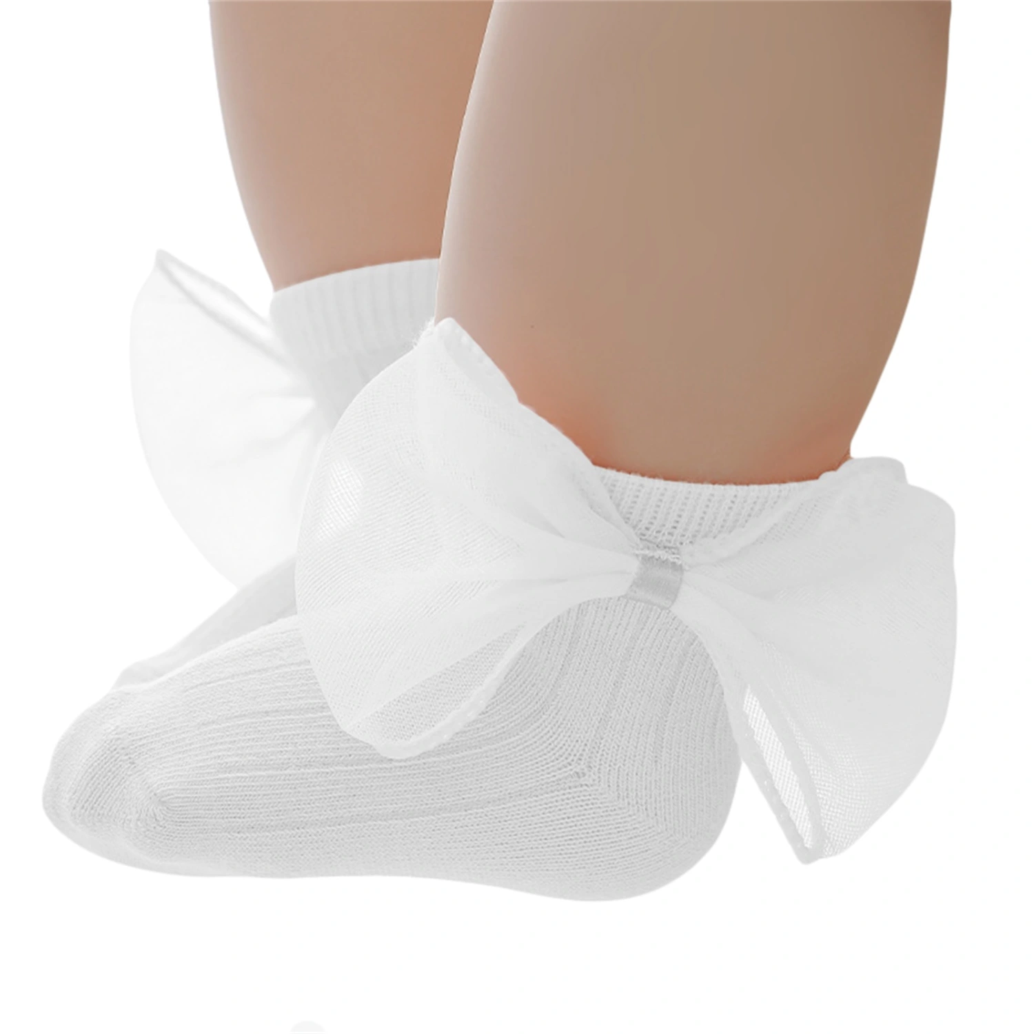 Infant Girls Socks with Bow Cute Baby Princess Dress Socks for Toddler