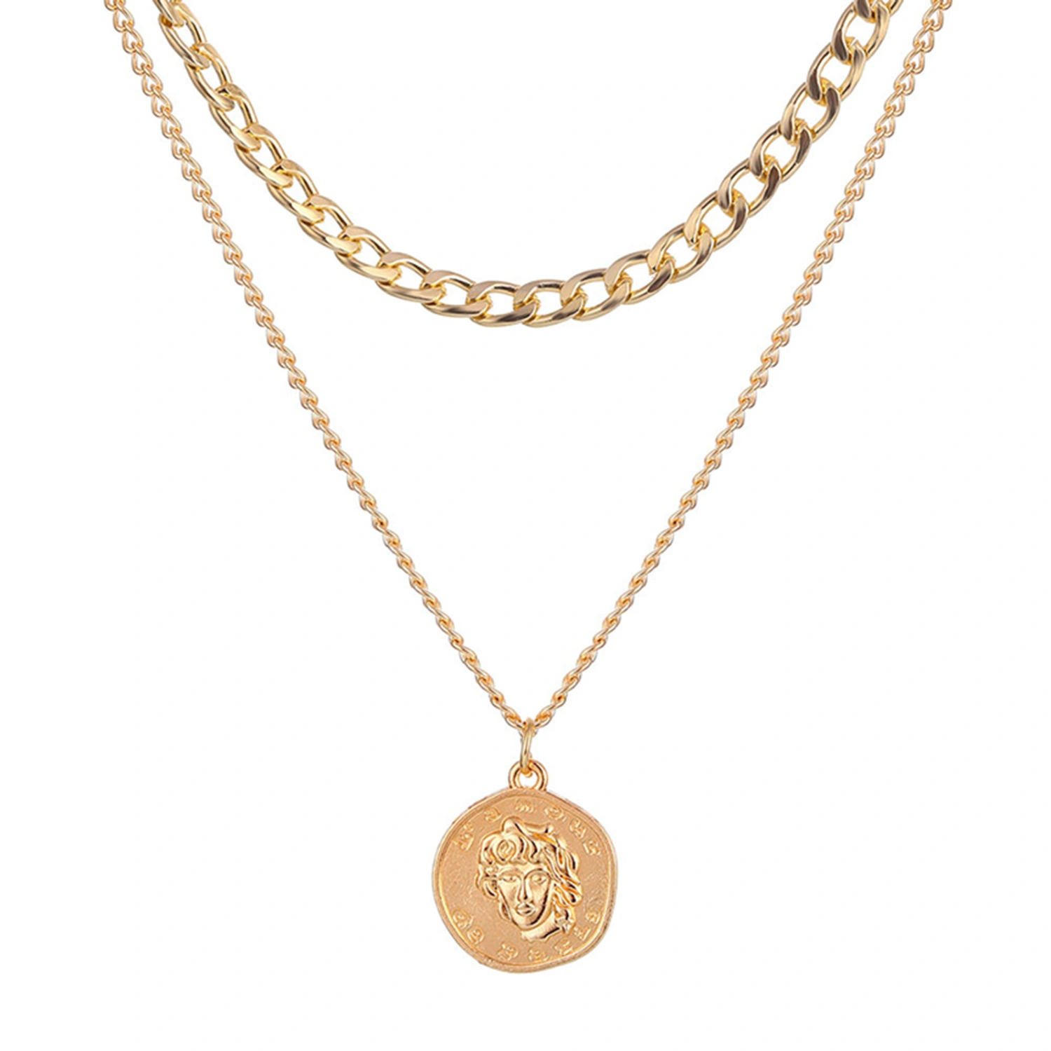Women Girls Vintage Pendants Neck Chain Styles Jewelry Necklace