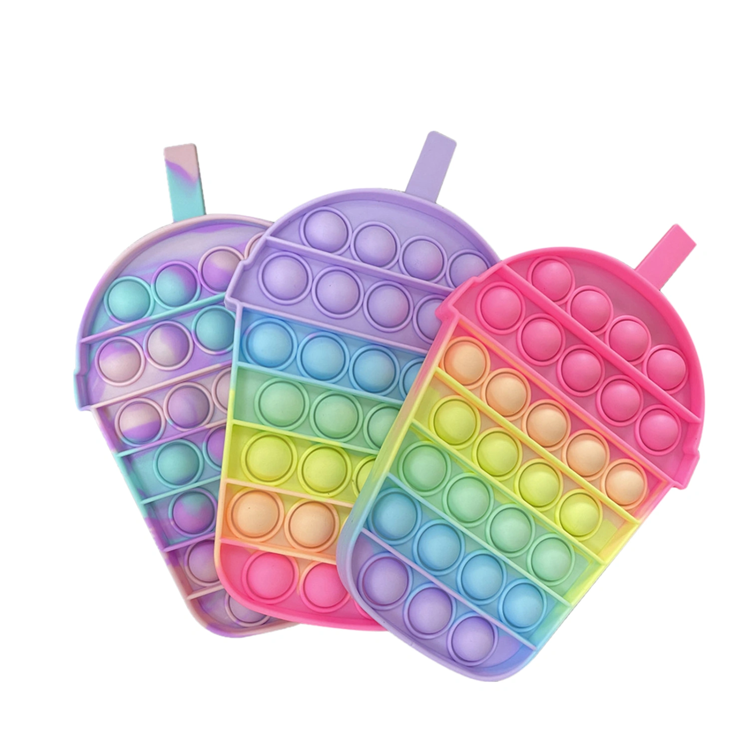Colorful Finger Press Bubble Toy, Decompression Educational Toy