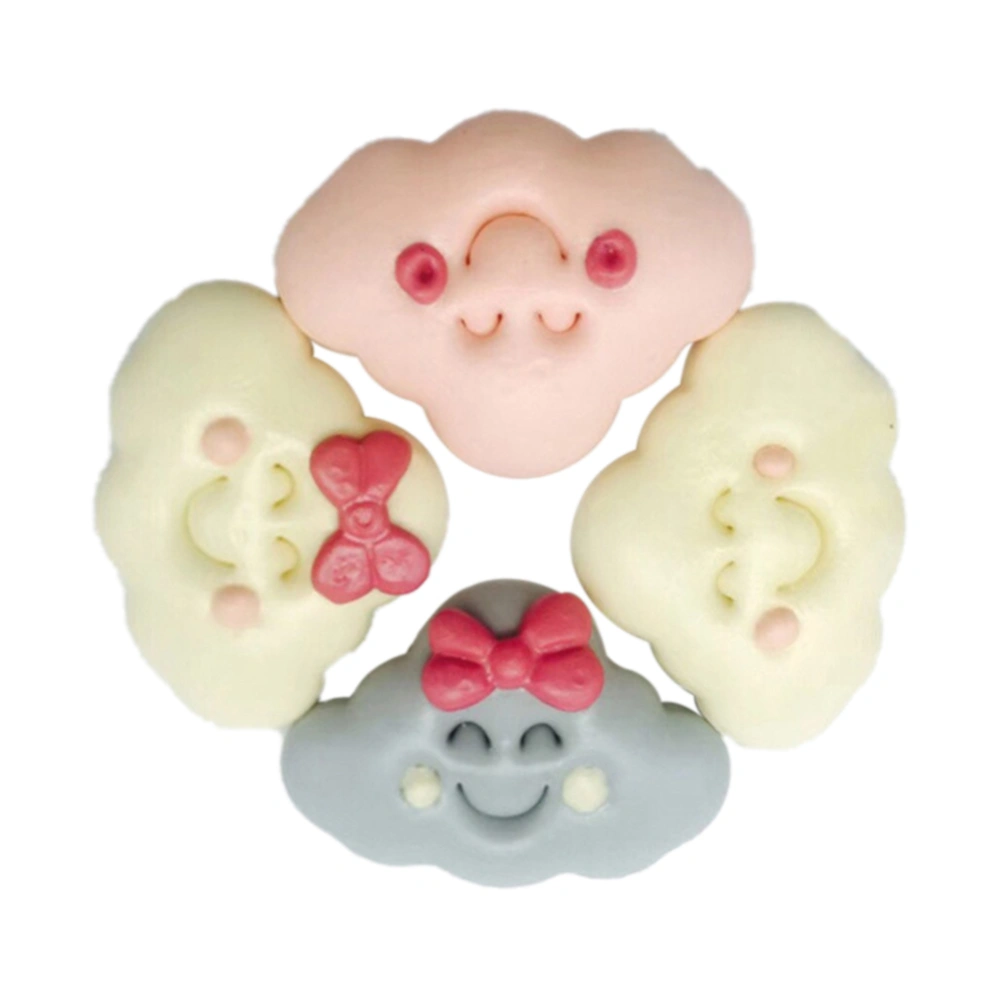 Cloud Shape Cookies Mold, Food Grade Fluffy Fondant Cutters Decorating Mould