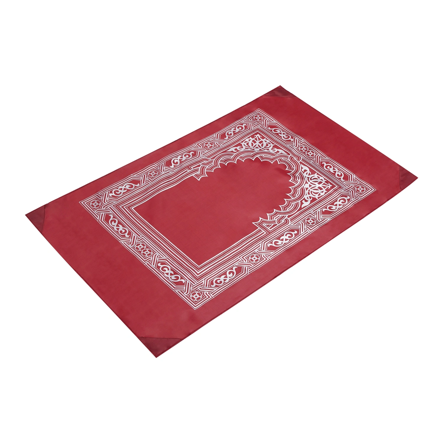 Folding Printed Pilgrimage Blanket, Portable Travel Compass Prayer Mat