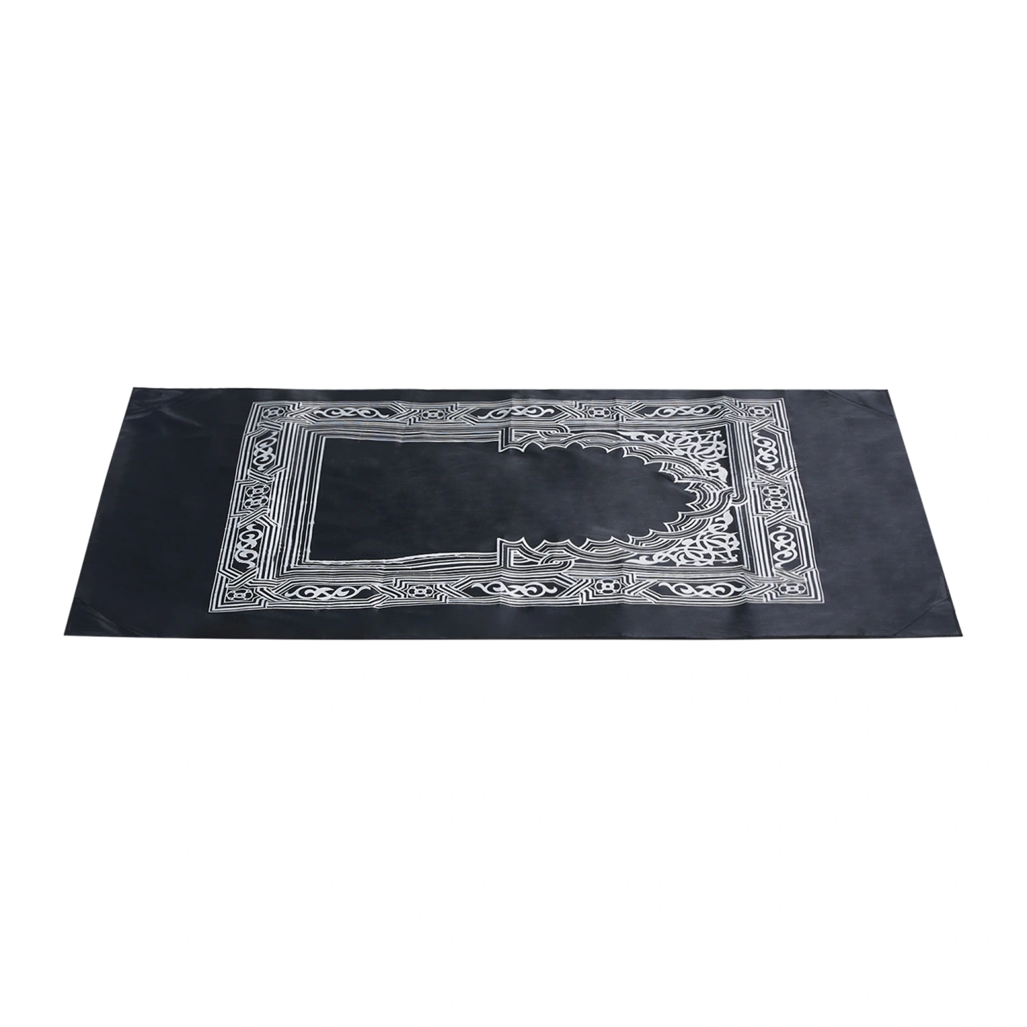 Folding Printed Pilgrimage Blanket, Portable Travel Compass Prayer Mat