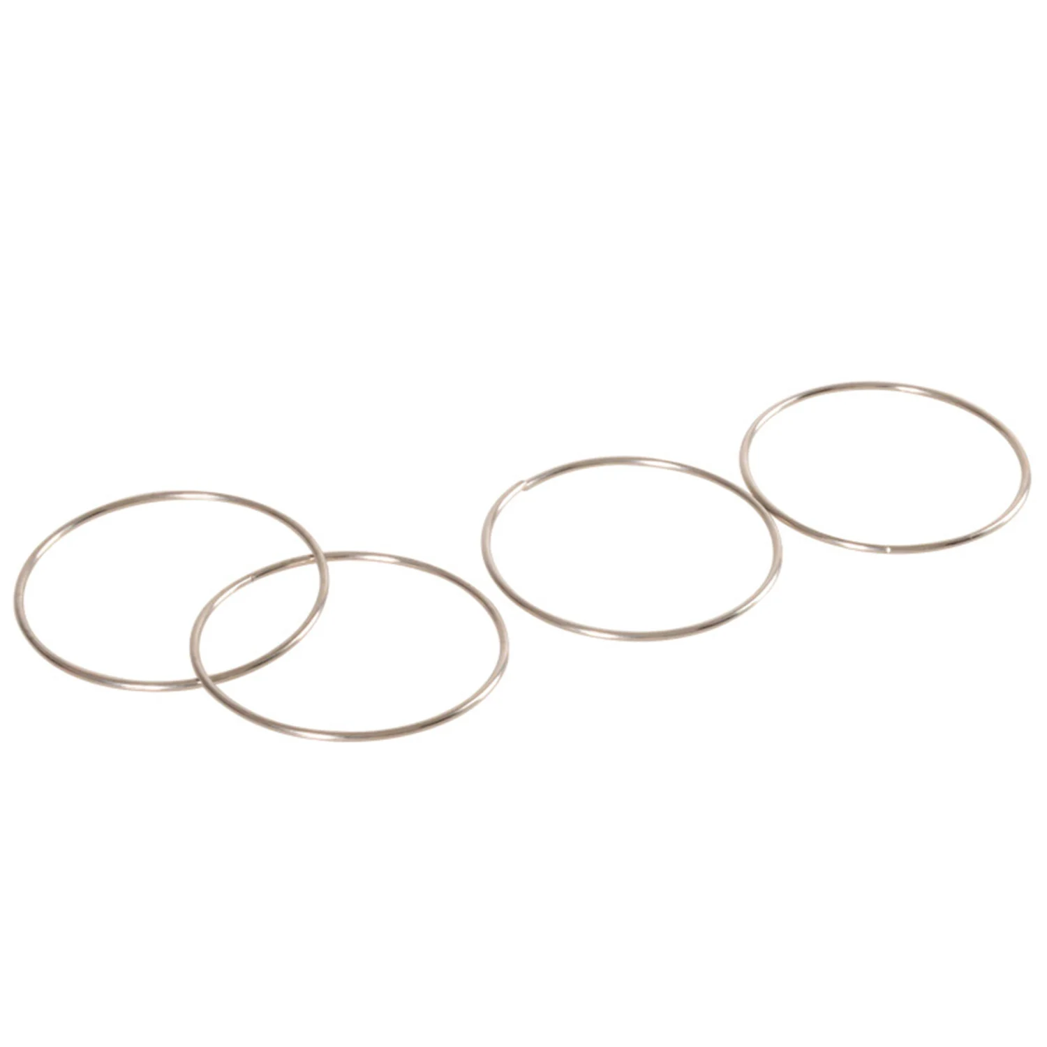Magic Trick Metal Rings, Kids Conjuring 4 Linking Rings Game Set