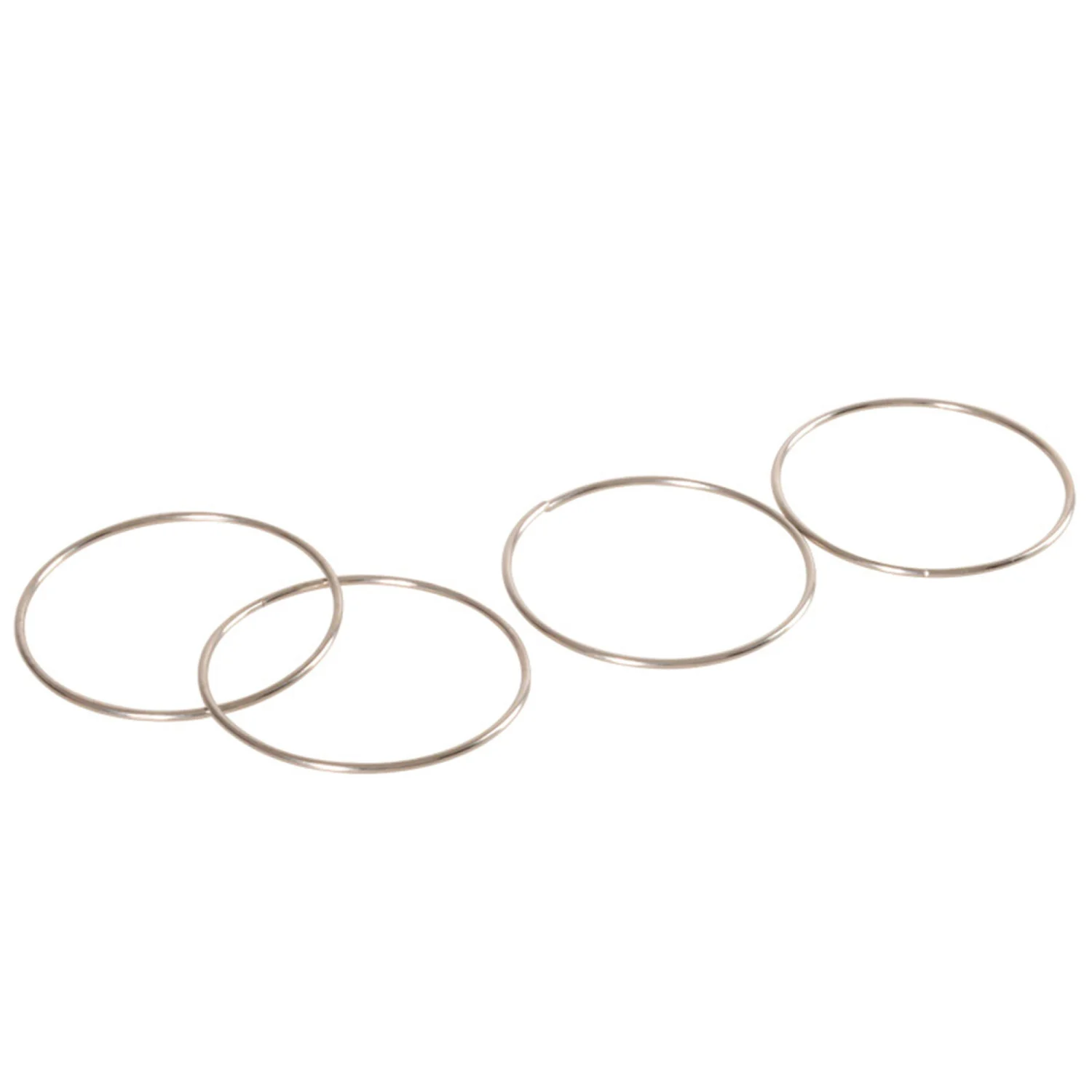 Magic Trick Metal Rings, Kids Conjuring 4 Linking Rings Game Set