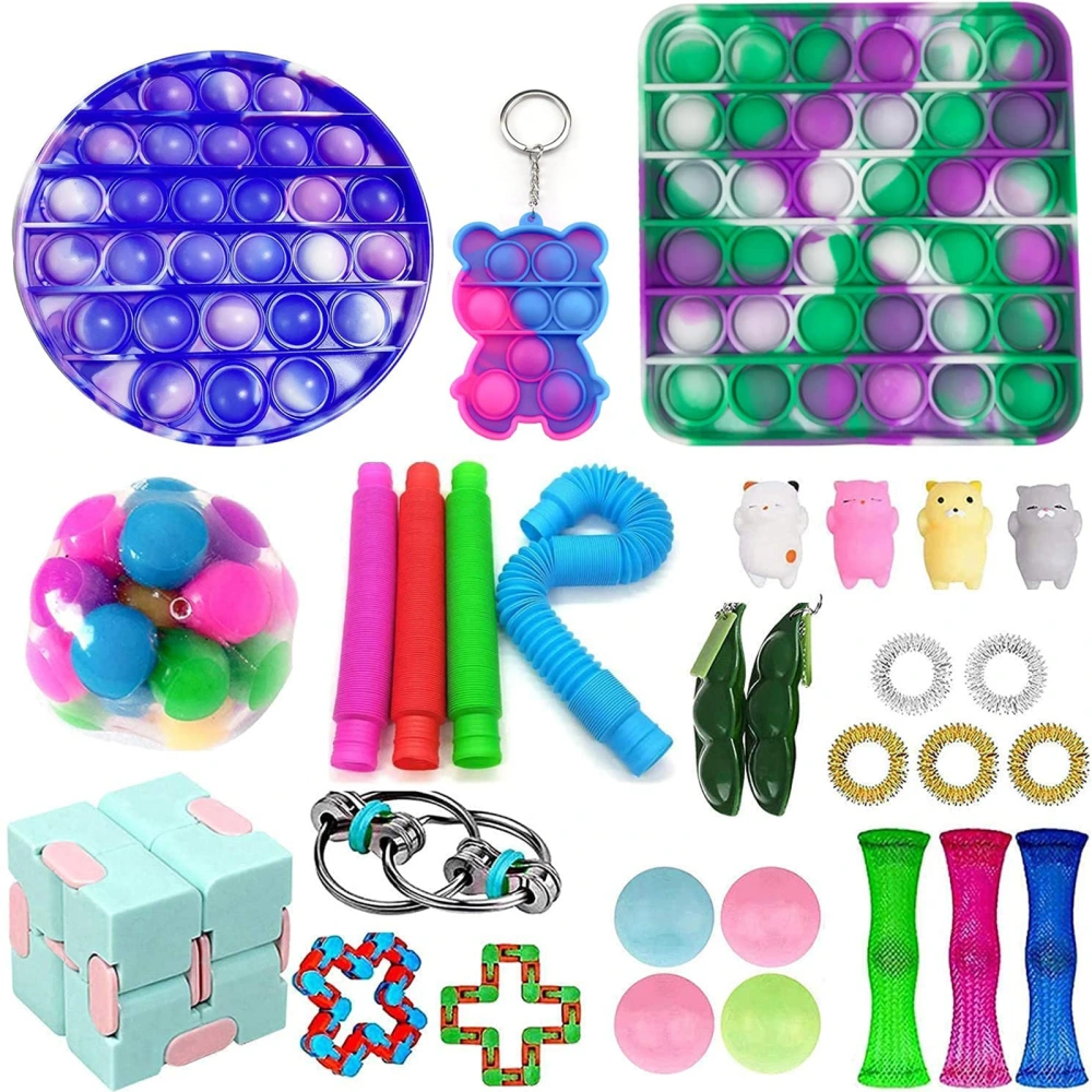 Sensory Fidget Toy Set, 30Pcs Anti-Anxiety and Stress Relief Toy Kit