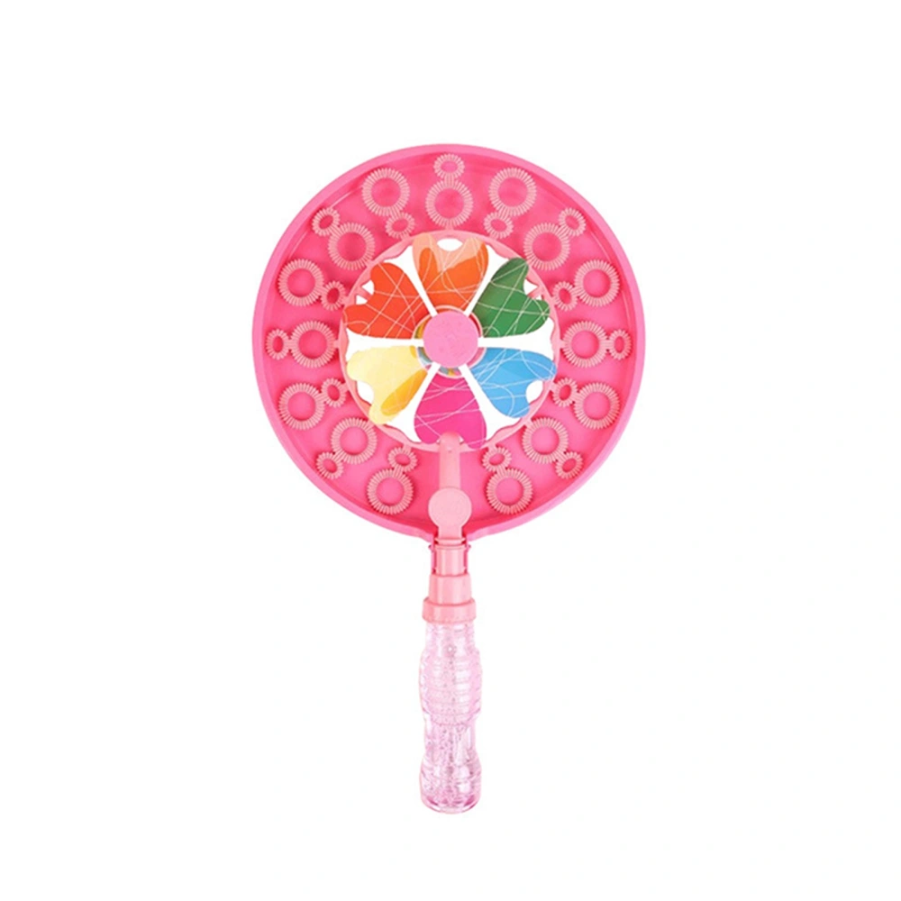 Bubble Maker Toy, Round/Heart Shaped Bubble Wand with Bubble Liquid