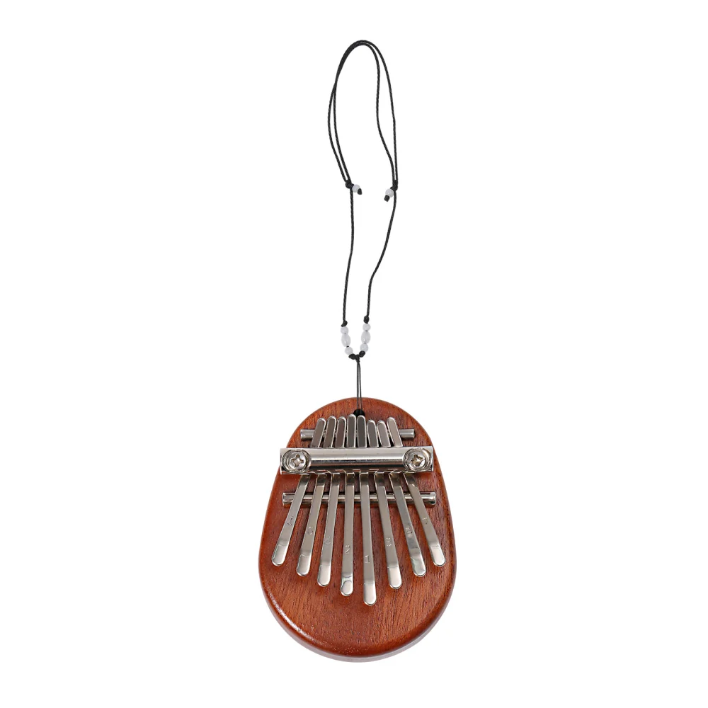 8 Keys Thumb Piano, Mini Kalimba Hanging Ornament Birthday Present