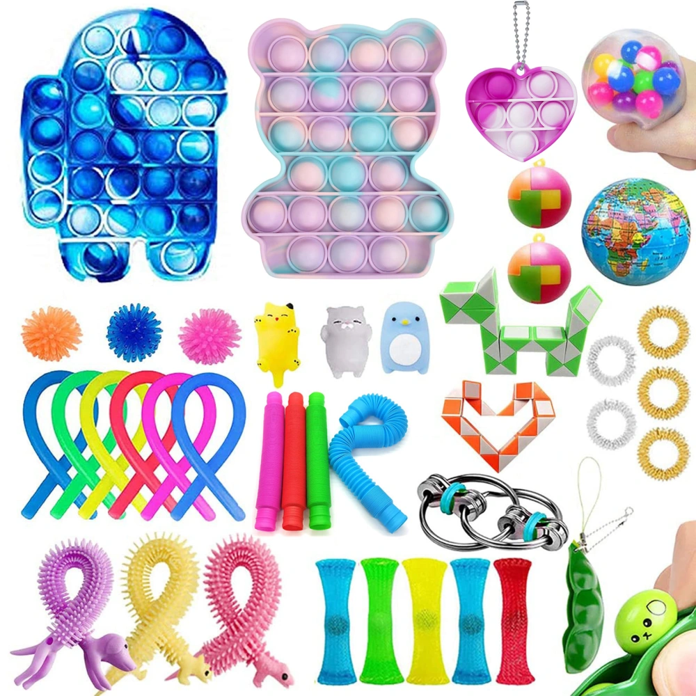 Press Decompression Toys Kit, Stress Relief Toys for Children