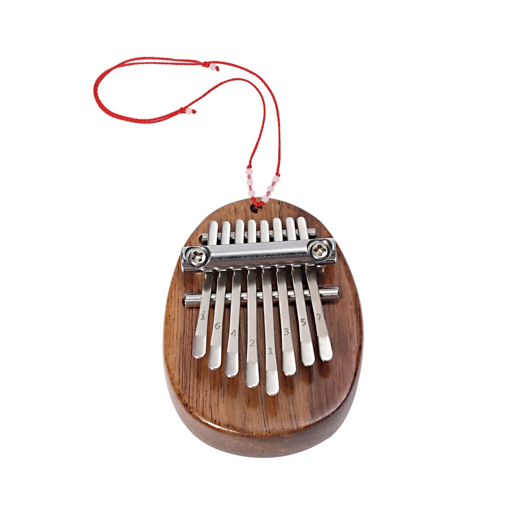 8-Key Mini Kalimba, Thumb Piano with Lanyard, Gifts for Beginners