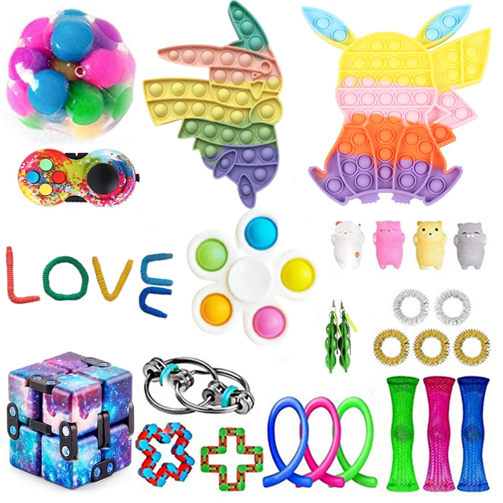 Sensory Fidget Toys Set, Anti-Anxiety Stress Relief ADHD Toys Kit