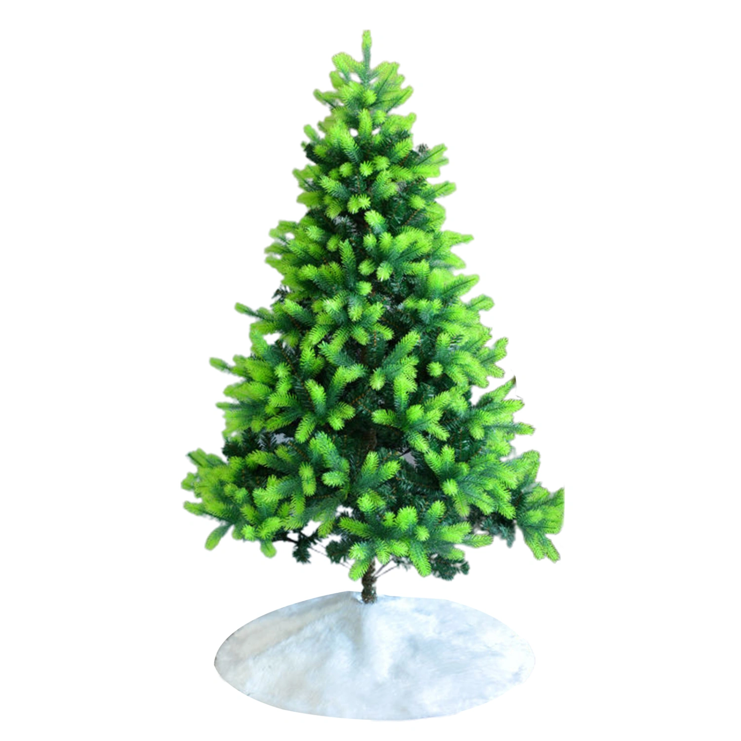 Christmas Tree Skirt, Solid Color Decorative Apron Festival Decoration