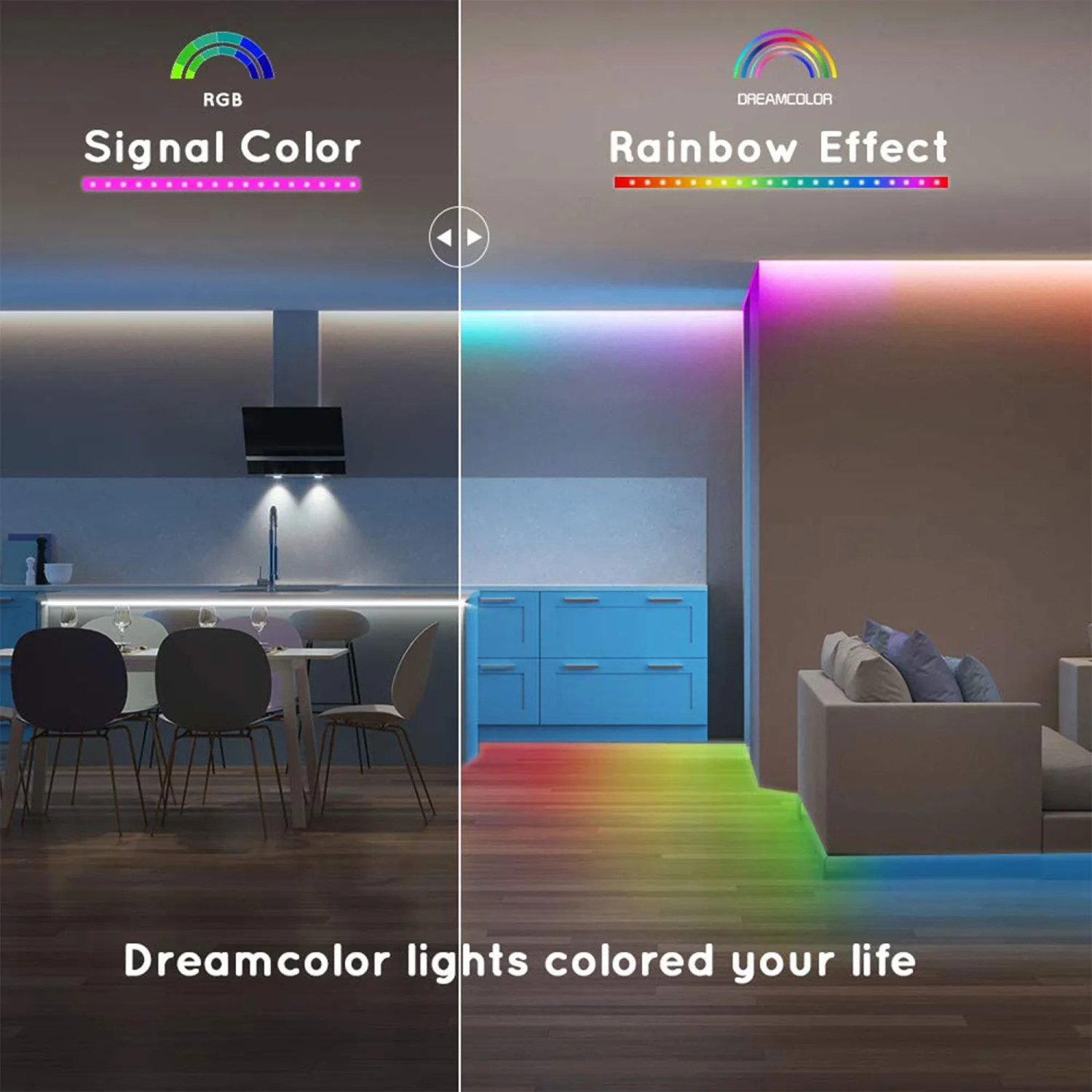 Decorative Bluetooth Light Stripe Fancy Lamp with IR Remote Control