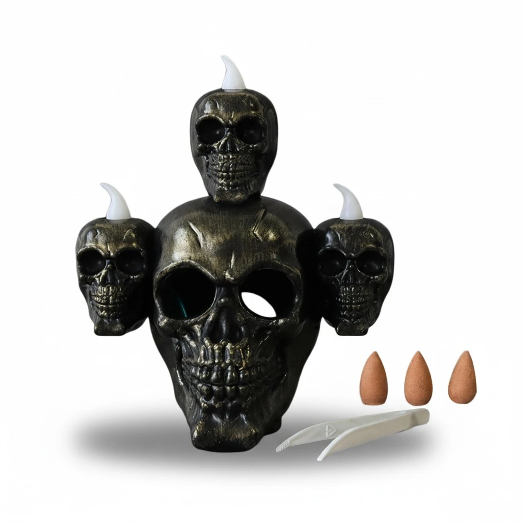 Halloween LED Light, Skull Shaped Decorative Lamp Desktop Decor