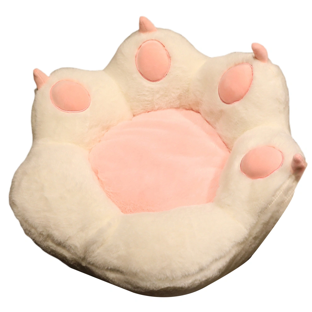 Cozy Soft Plush Mat, Cute Animal Cat Paw Shape Seat Cushion 