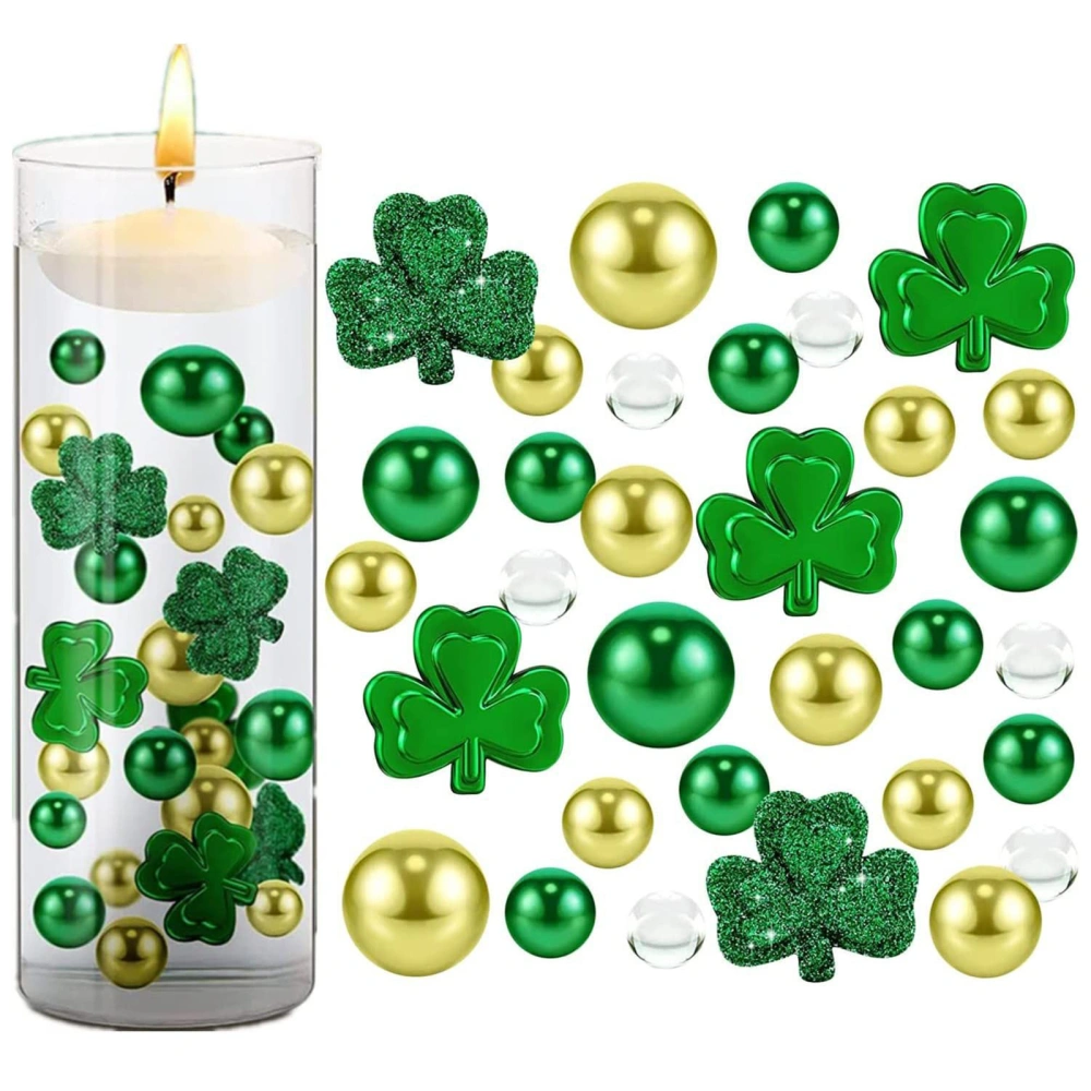 Vase Filler for Floating Candle, Clovers Mini Beads Party Ornament