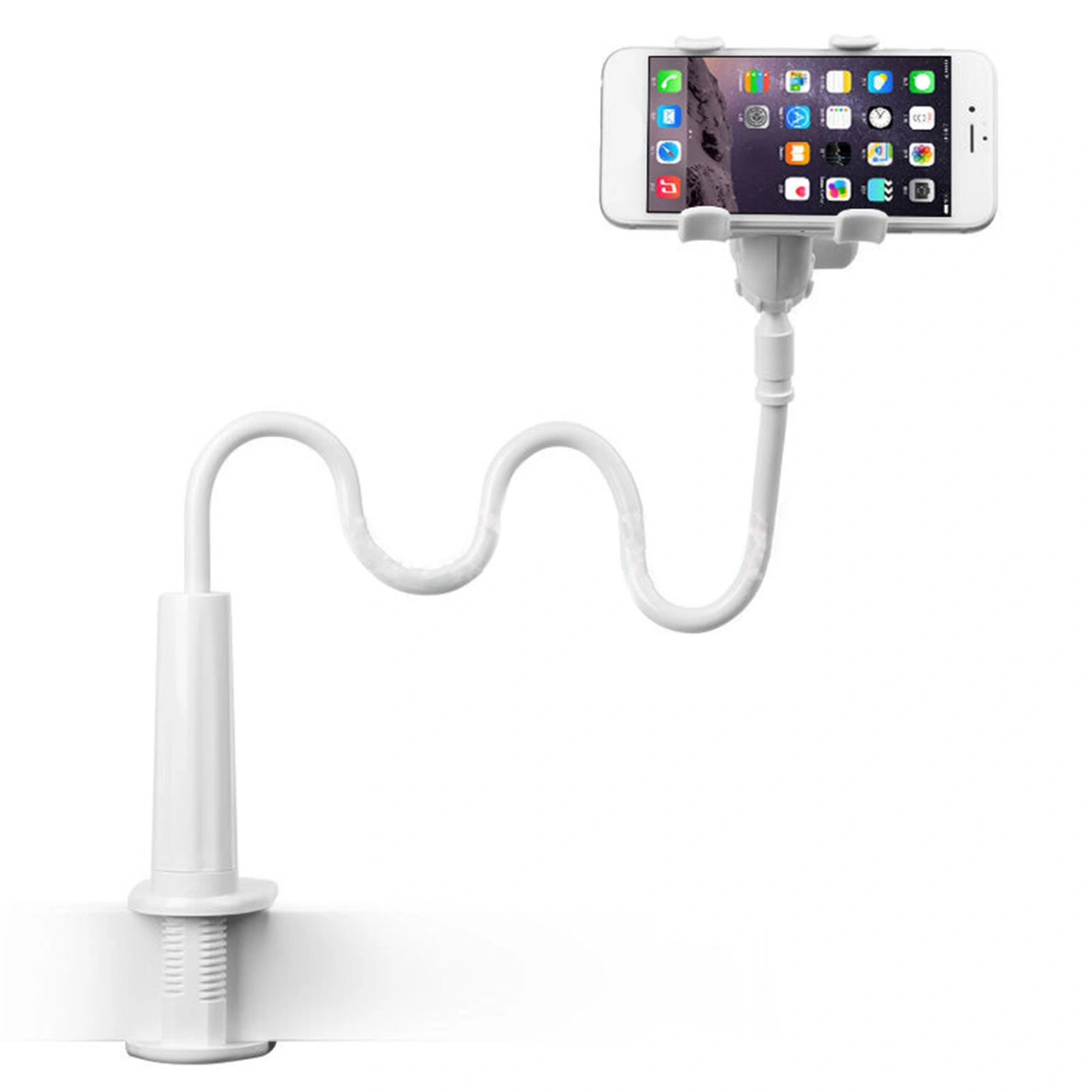 Universal Flexible Phone Holder, 360 Degree Rotating Desktop Stand