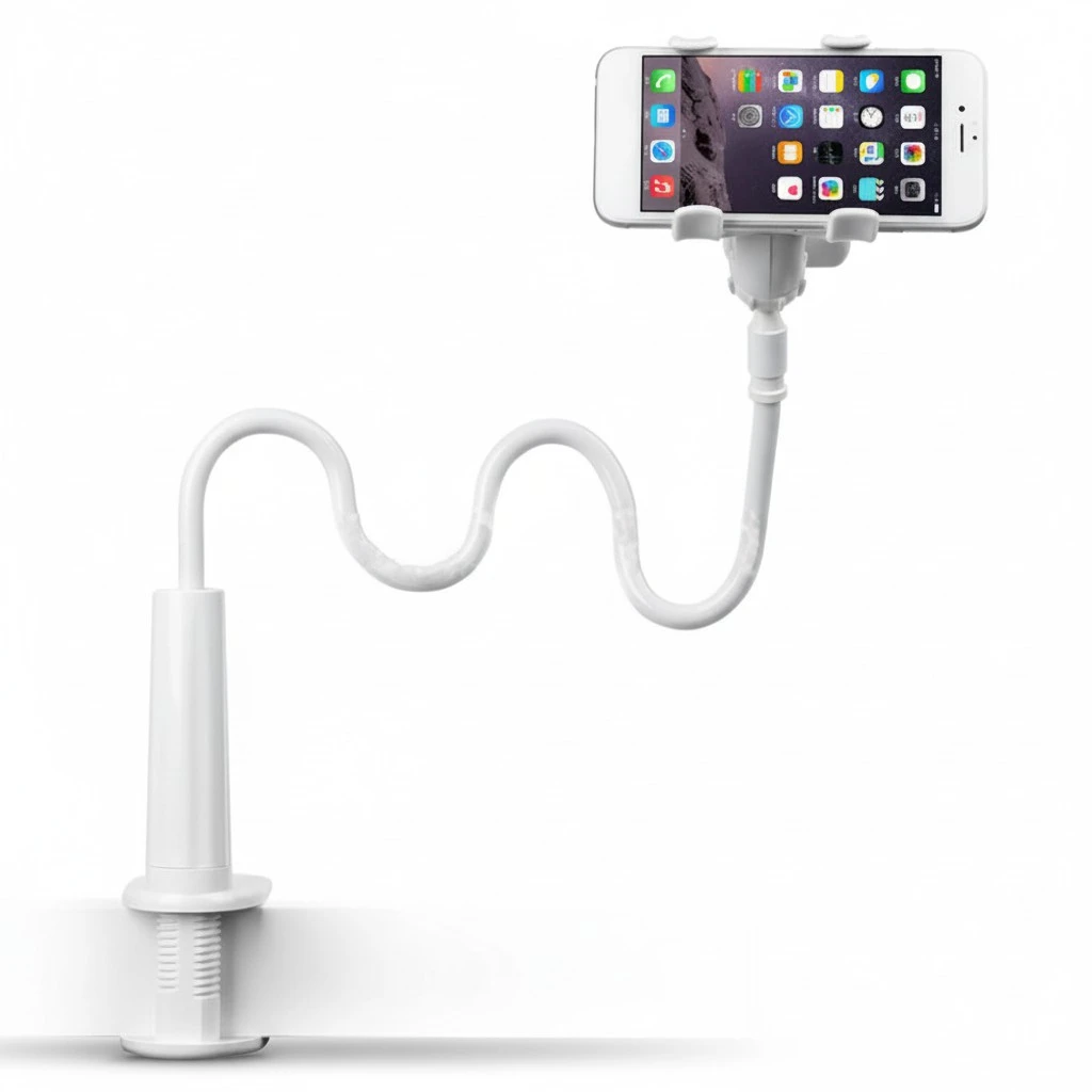 Universal Flexible Phone Holder, 360 Degree Rotating Desktop Stand