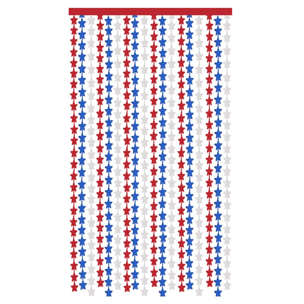 Independence Day Door String Curtains, Stars Party Decoration Supplies