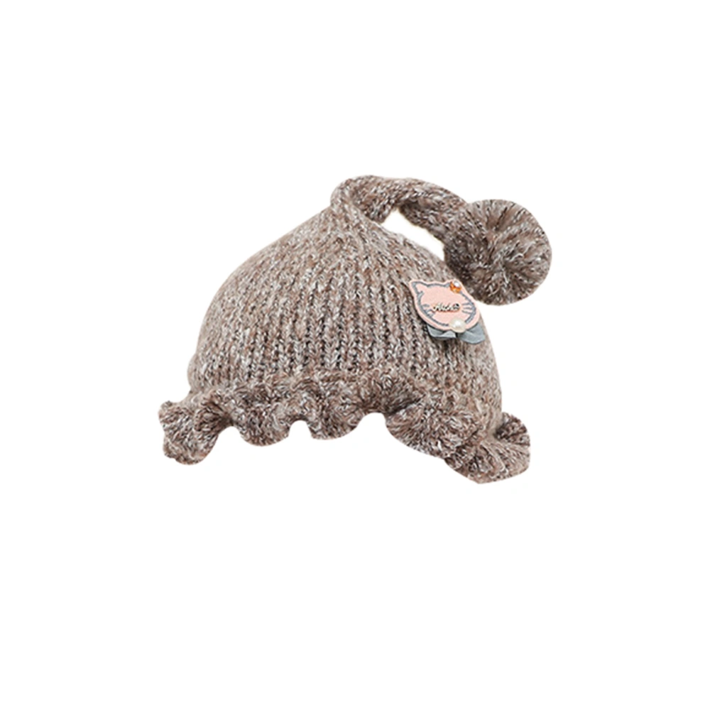 Newborn Girls Boys Beanies Hat Winter Autumn Warm Knitted Wool Cap