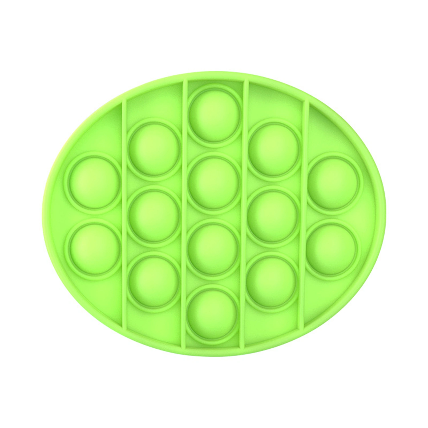 Push Pop Pop Bubble Fidget Toy Oval Shape Sensory Toy Stress Reliever