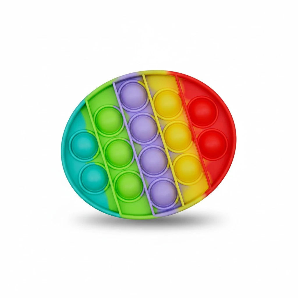 Push Pop Pop Bubble Fidget Toy Oval Shape Sensory Toy Stress Reliever