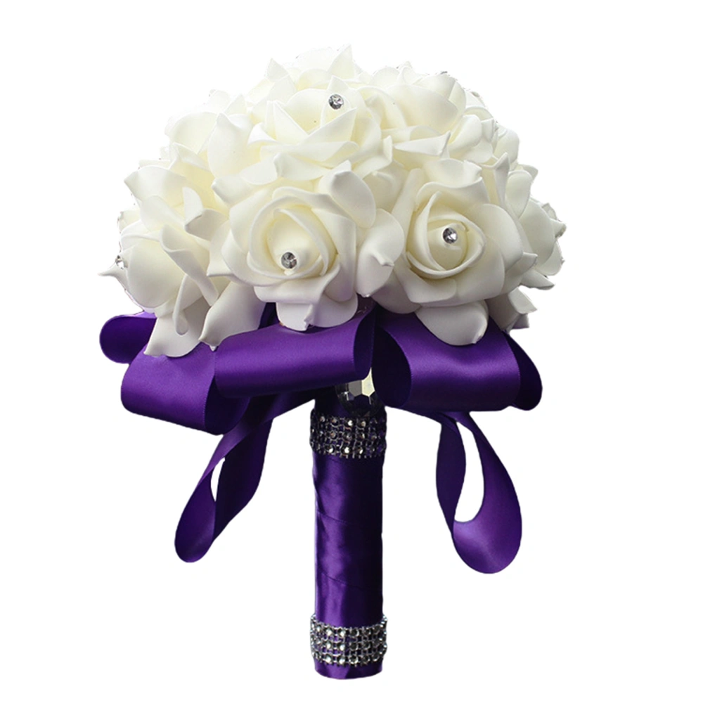 Artificial Wedding Bride Bouquet Romantic Handheld Bridesmaid Flower