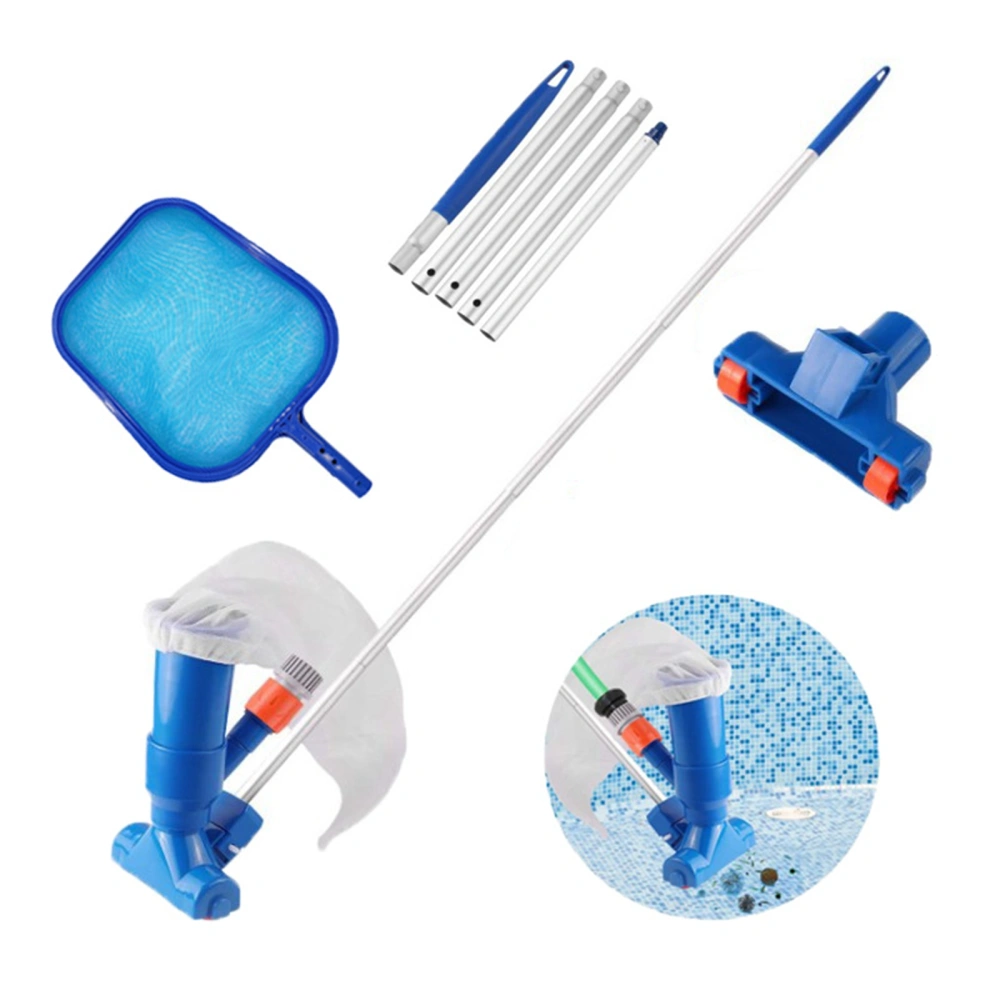 Pool Cleaning Tools Kit, Mesh, Detachable Poles and Accessories