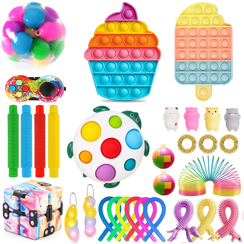 Sensory Fidget Toys Set, 31Pcs Stress Relief Toys Kit Party Supplies