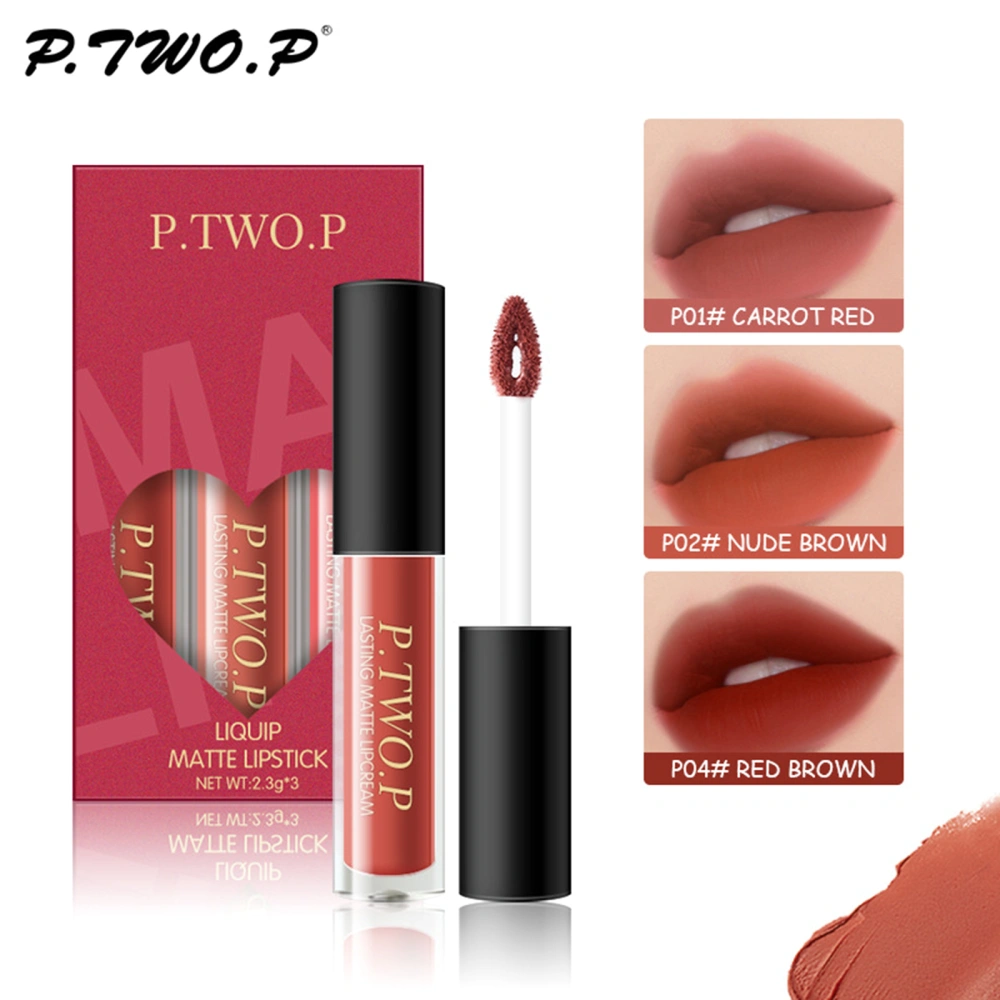 Lip Gloss Set Waterproof Liquid Matte Lipsticks Blush Makeup Cosmetics