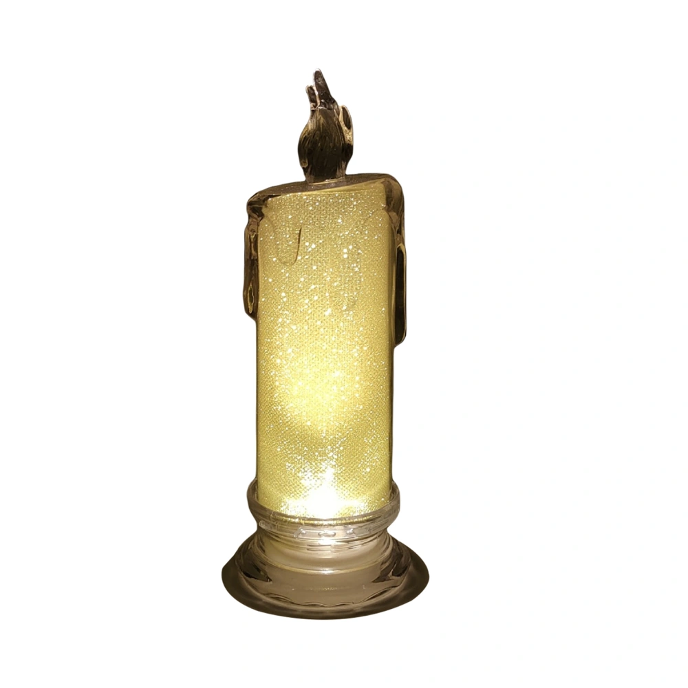 LED Christmas Candles with Pedestal,Flameless Candles for Christmas