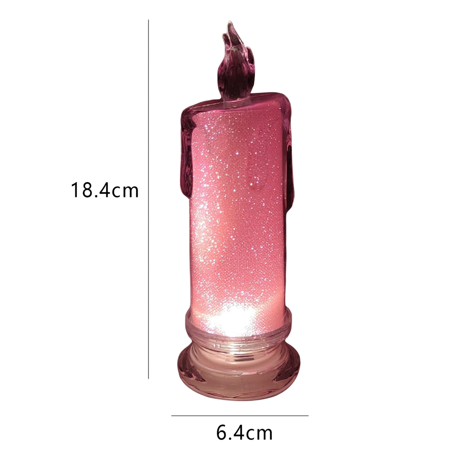 LED Christmas Candles with Pedestal,Flameless Candles for Christmas