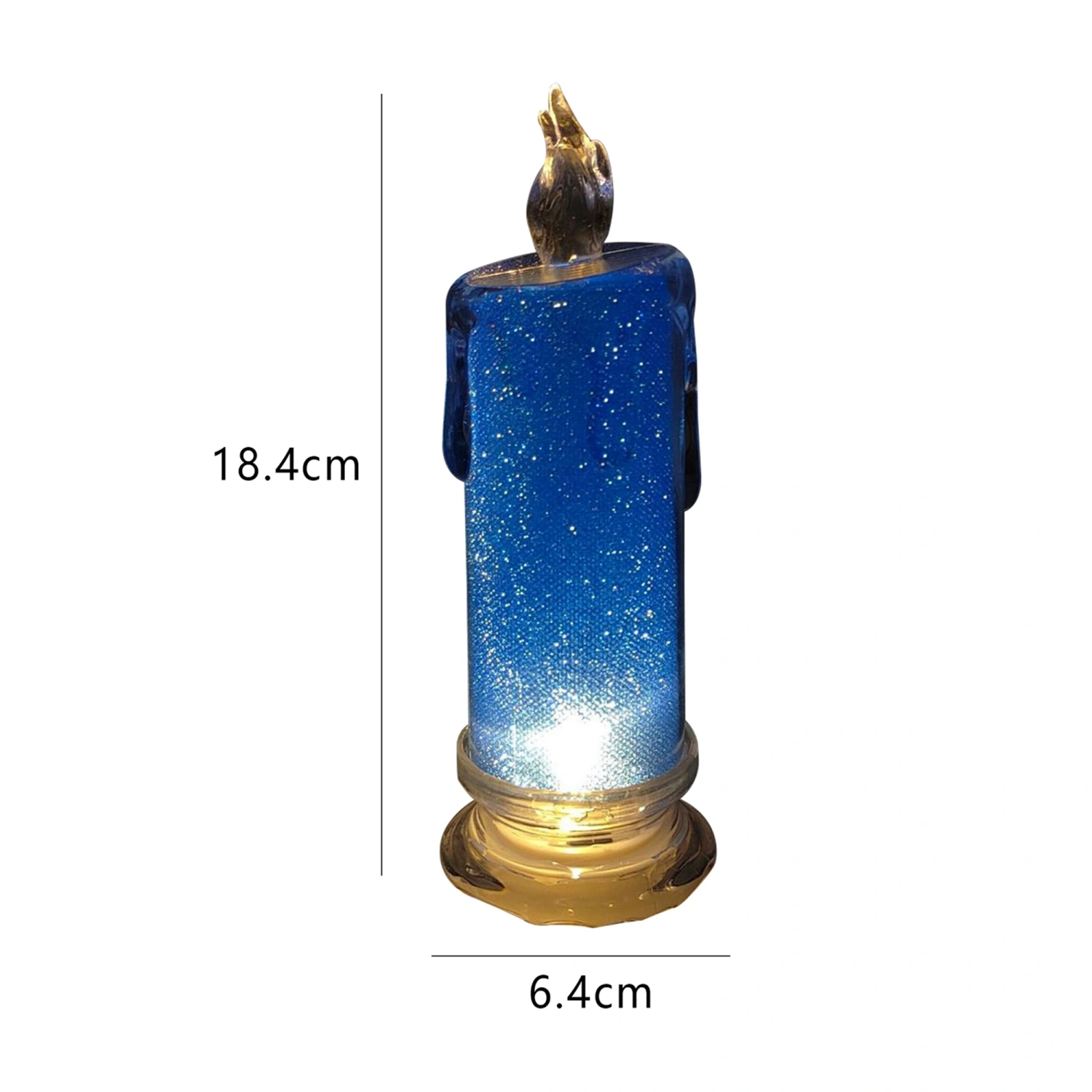 LED Christmas Candles with Pedestal,Flameless Candles for Christmas