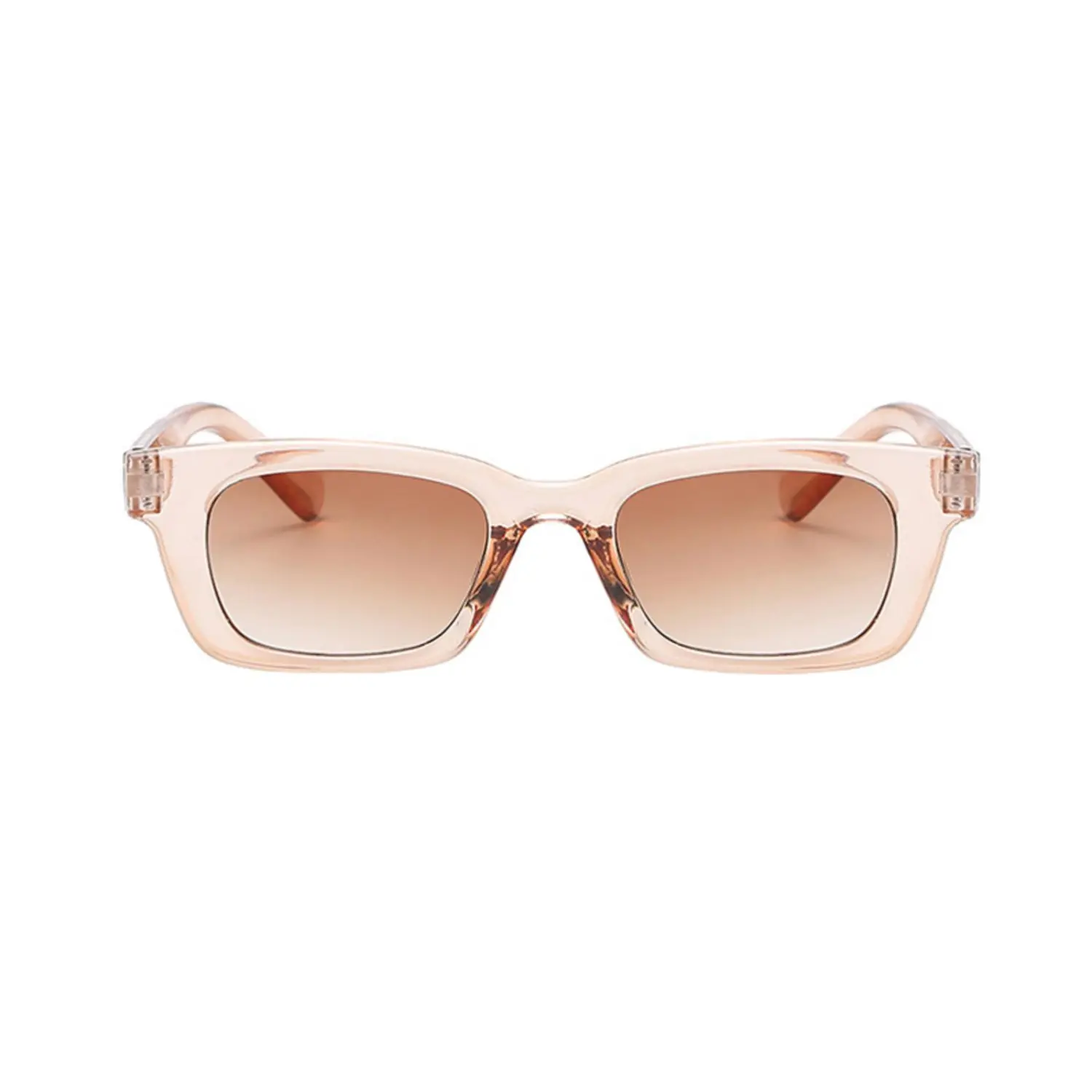 Women Rectangular Sunglasses, UV400 Protection Chunky Sunglasses