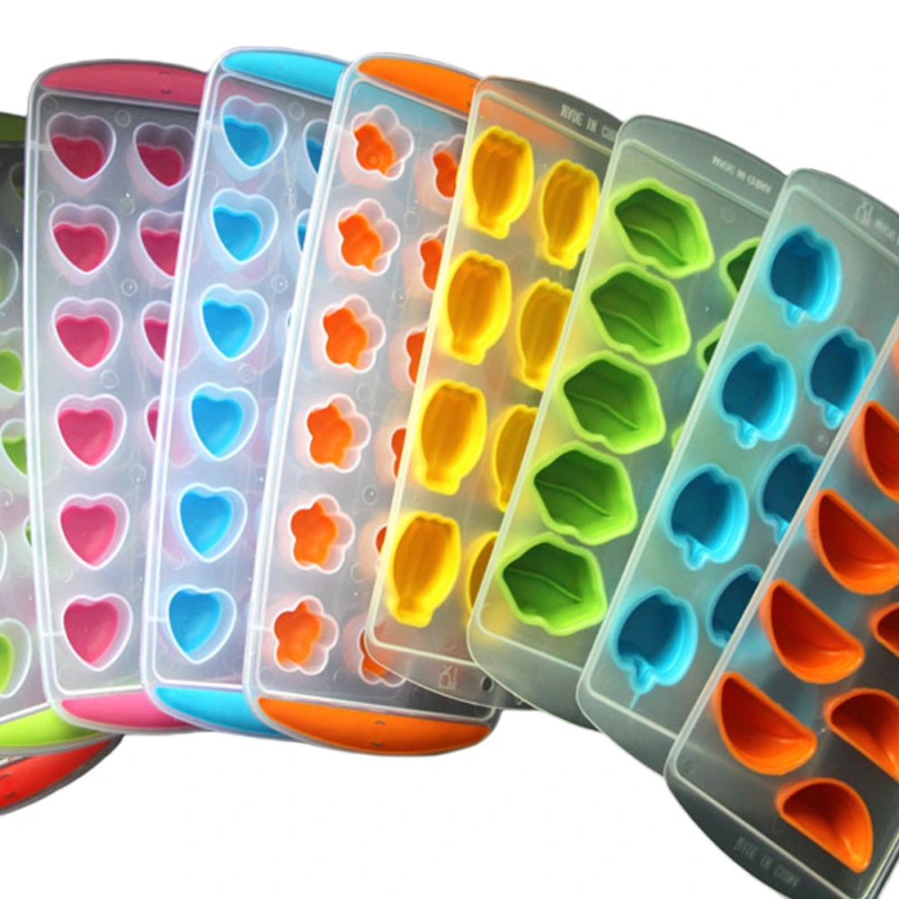 11 Grid / 18 Grid Silicone Ice Cubes Creative Heart Shape Ice Maker