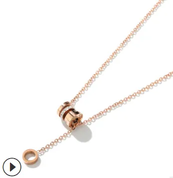 Ladies' Tassel Pendant Female Geometric Temperament Clavicle Chain