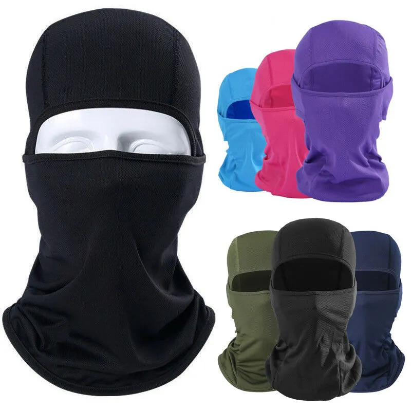 Unisex Outdoor Mask, Neck Full Balaclava, Cycling Helmet Cap