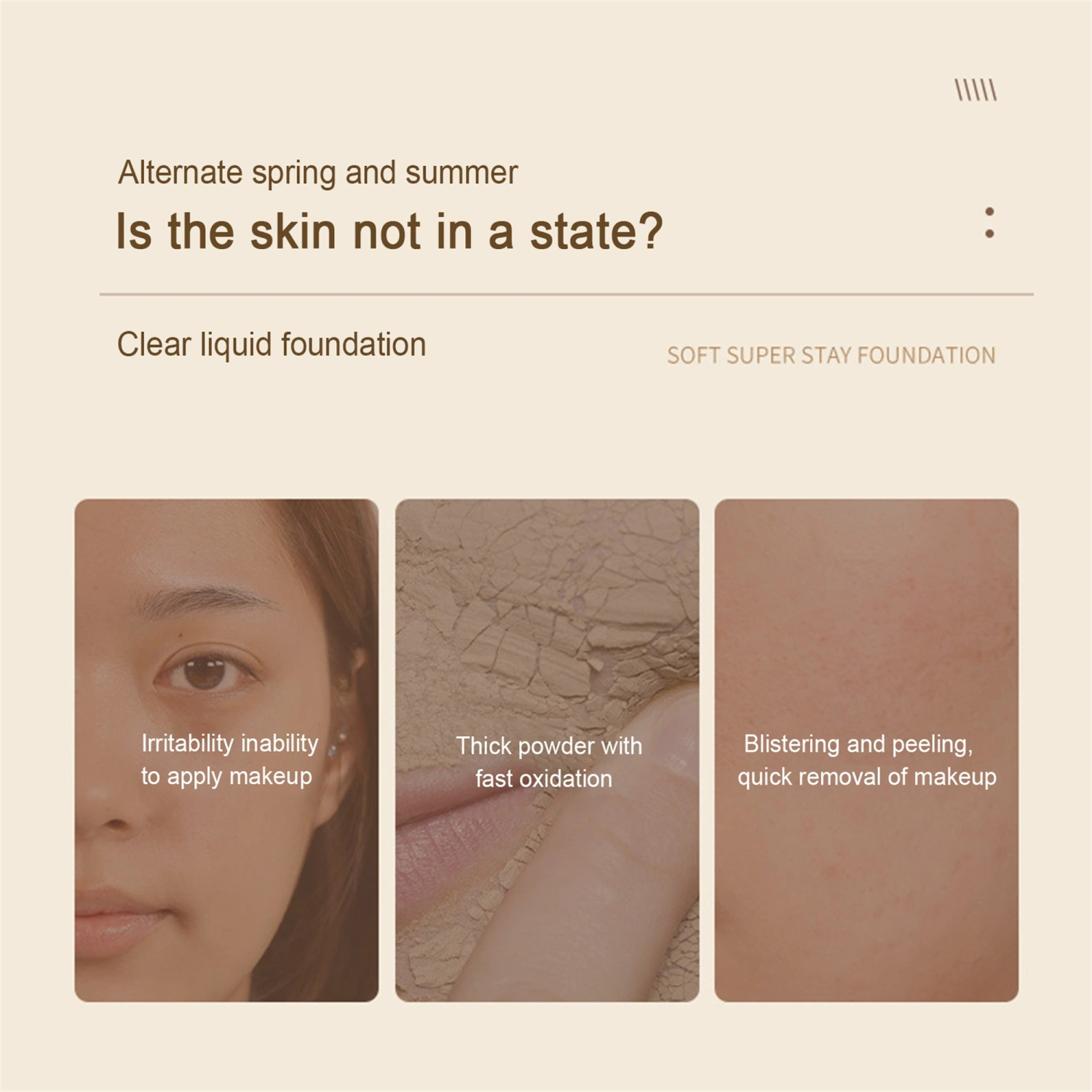 Liquid Foundation Makeup Long Lasting Lightweight Flawless Foundation