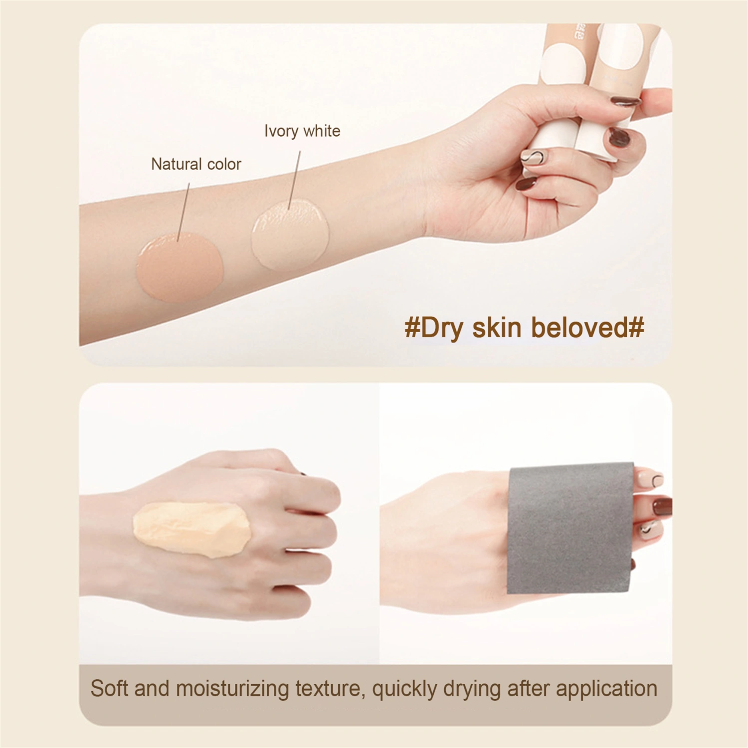 Liquid Foundation Makeup Long Lasting Lightweight Flawless Foundation