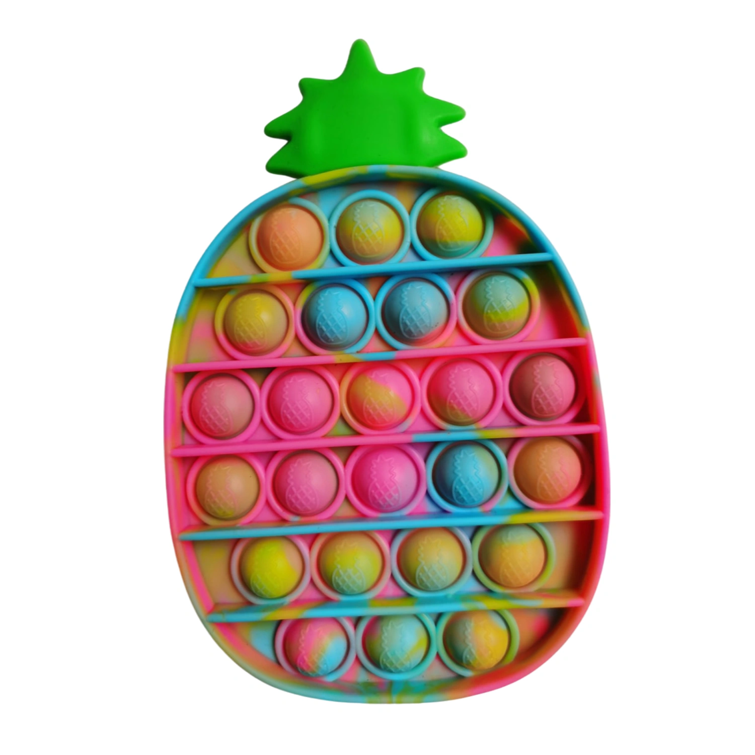 Push Pop Bubble Fidget Toy, Pineapple Shape Stress Relief Sensory Toy