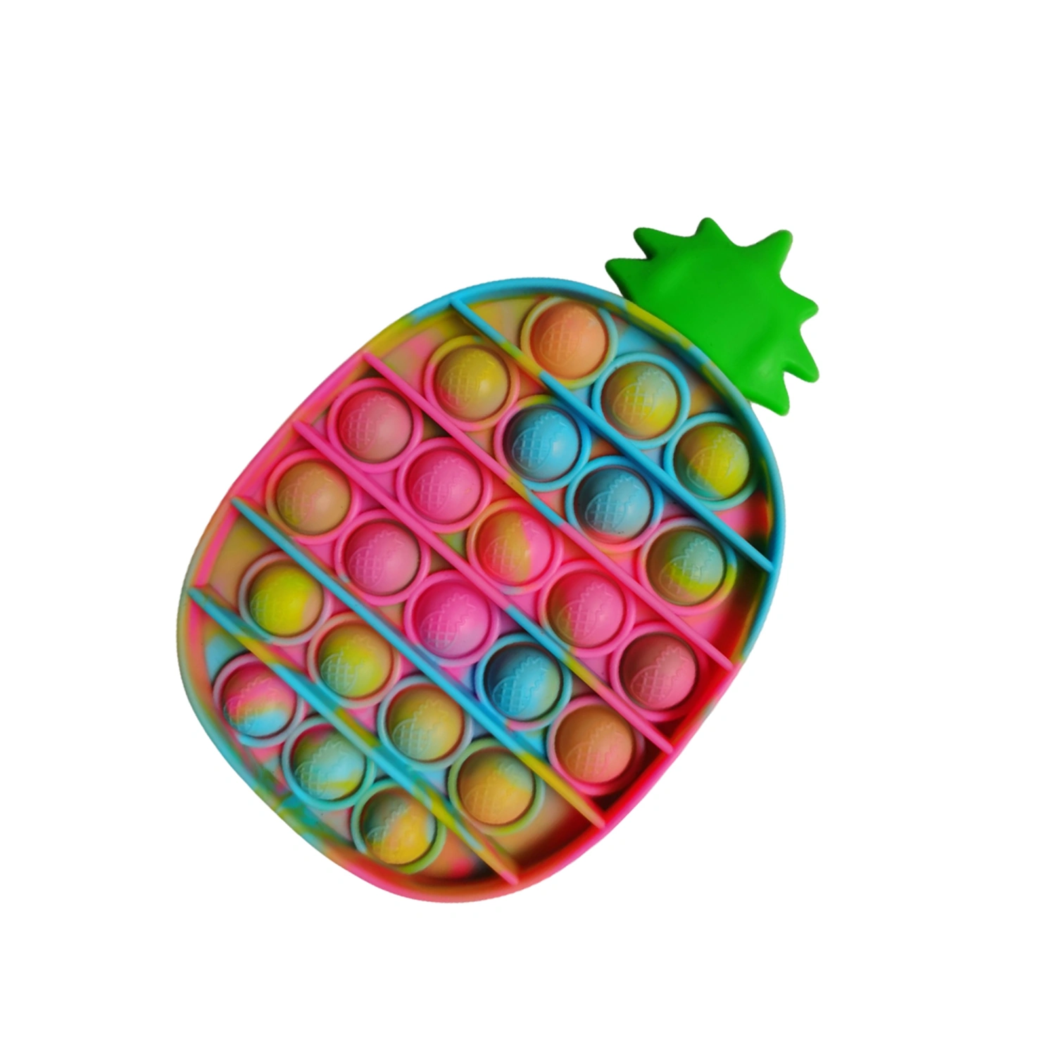 Push Pop Bubble Fidget Toy, Pineapple Shape Stress Relief Sensory Toy