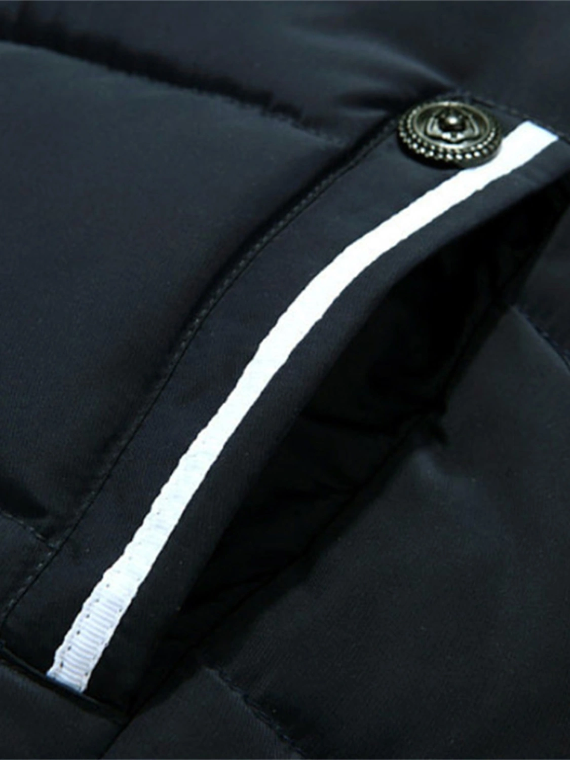 Winter Coats for Men, Cotton Lined Jackets with Pockets Outerwear