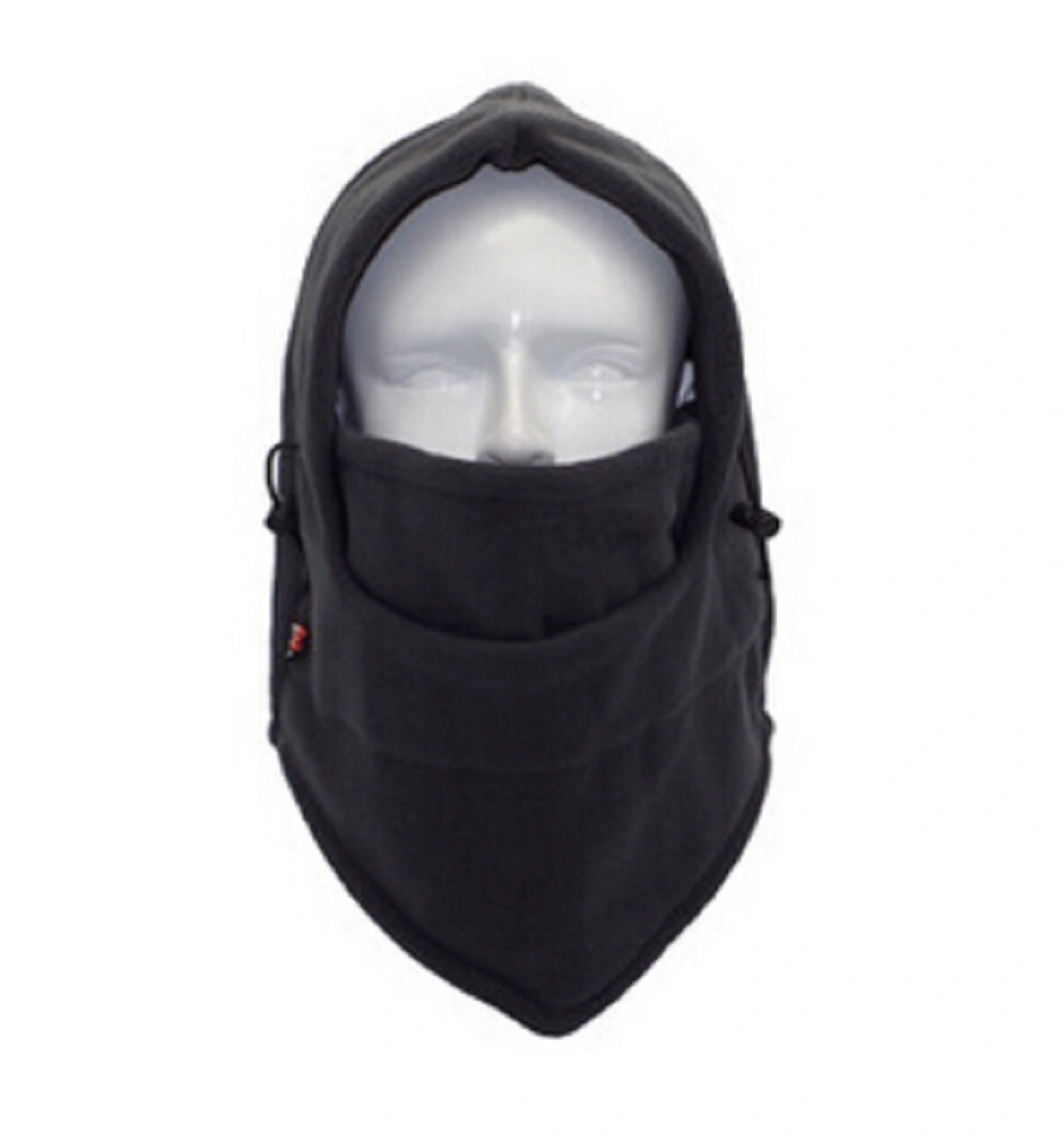 Women Men Windproof Balaclava Fashion Solid Color Fleece Face Mask Hat
