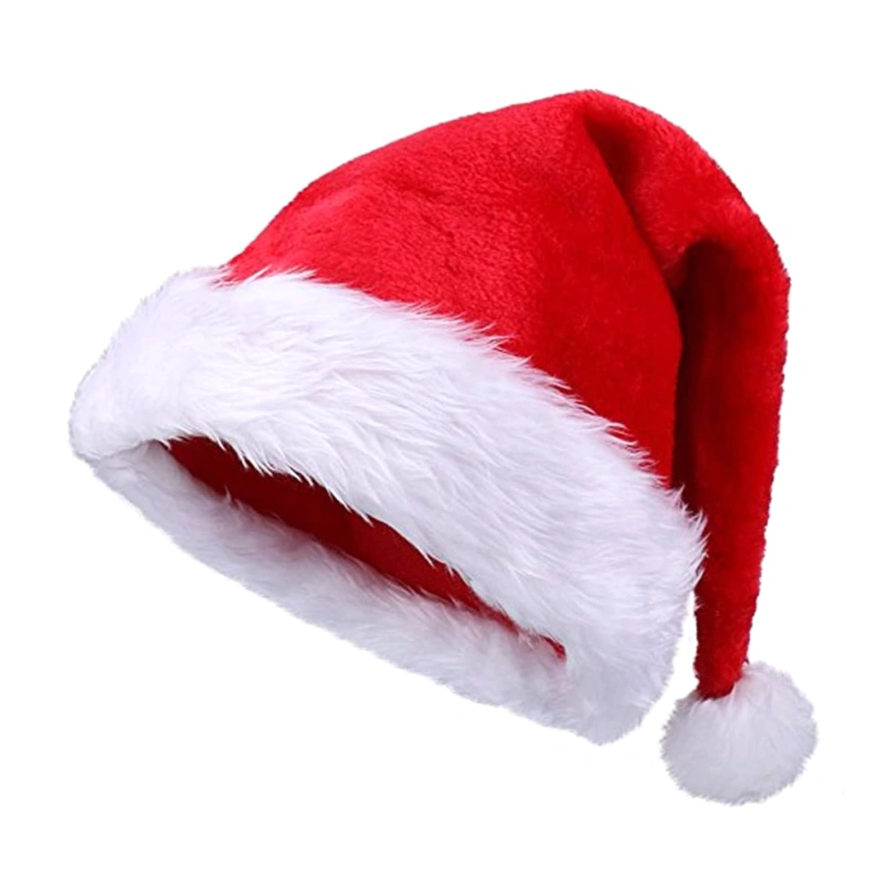 Christmas Santa Hat Dangling Balls Decoration Cartoon Velvet Craft